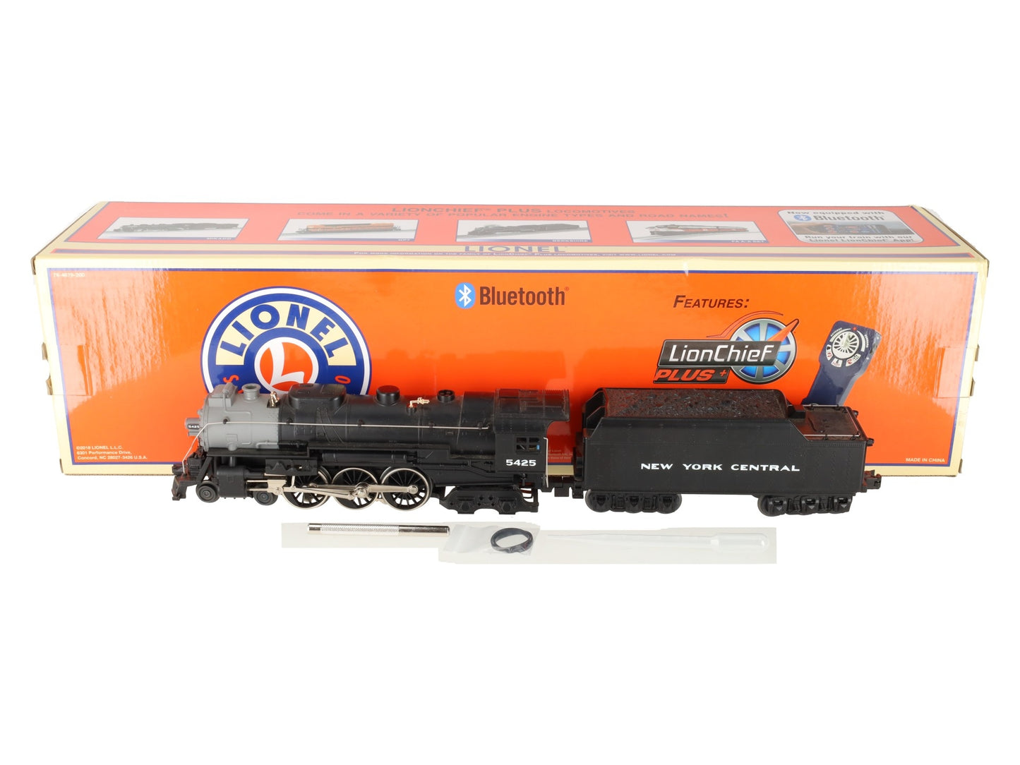 Lionel 6-84934 O New York Central LionChief+ Hudson Steam with Bluetooth #5425  EX/Box