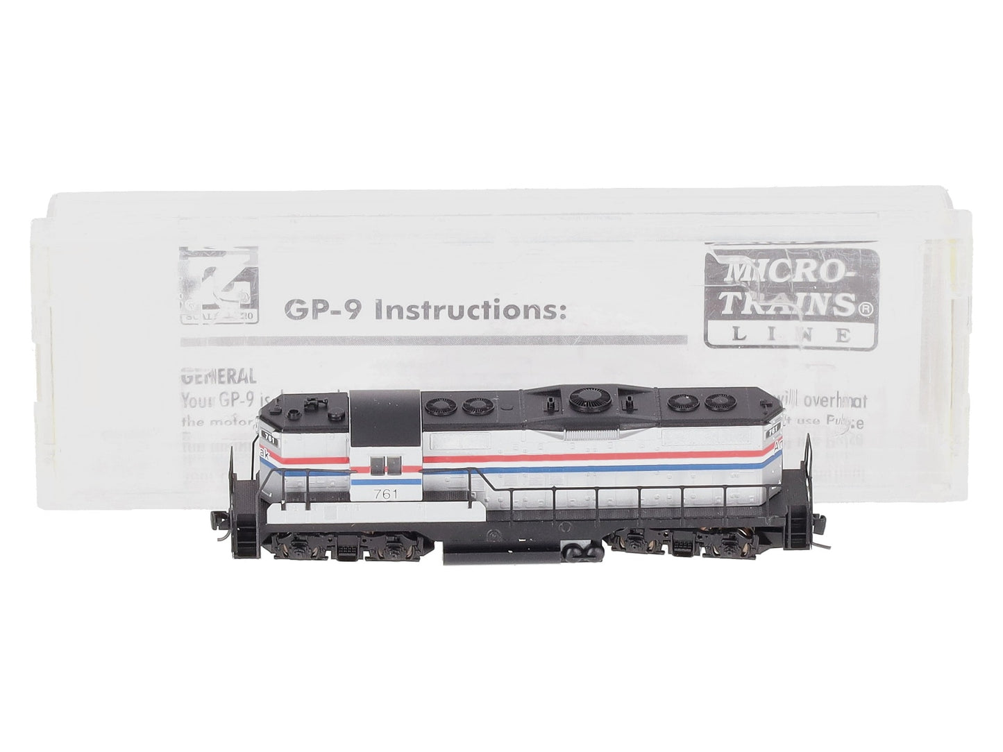 Micro-Trains 98201170 Z Amtrak EMD GP9 Powered Diesel Locomotive w/o Sound #761