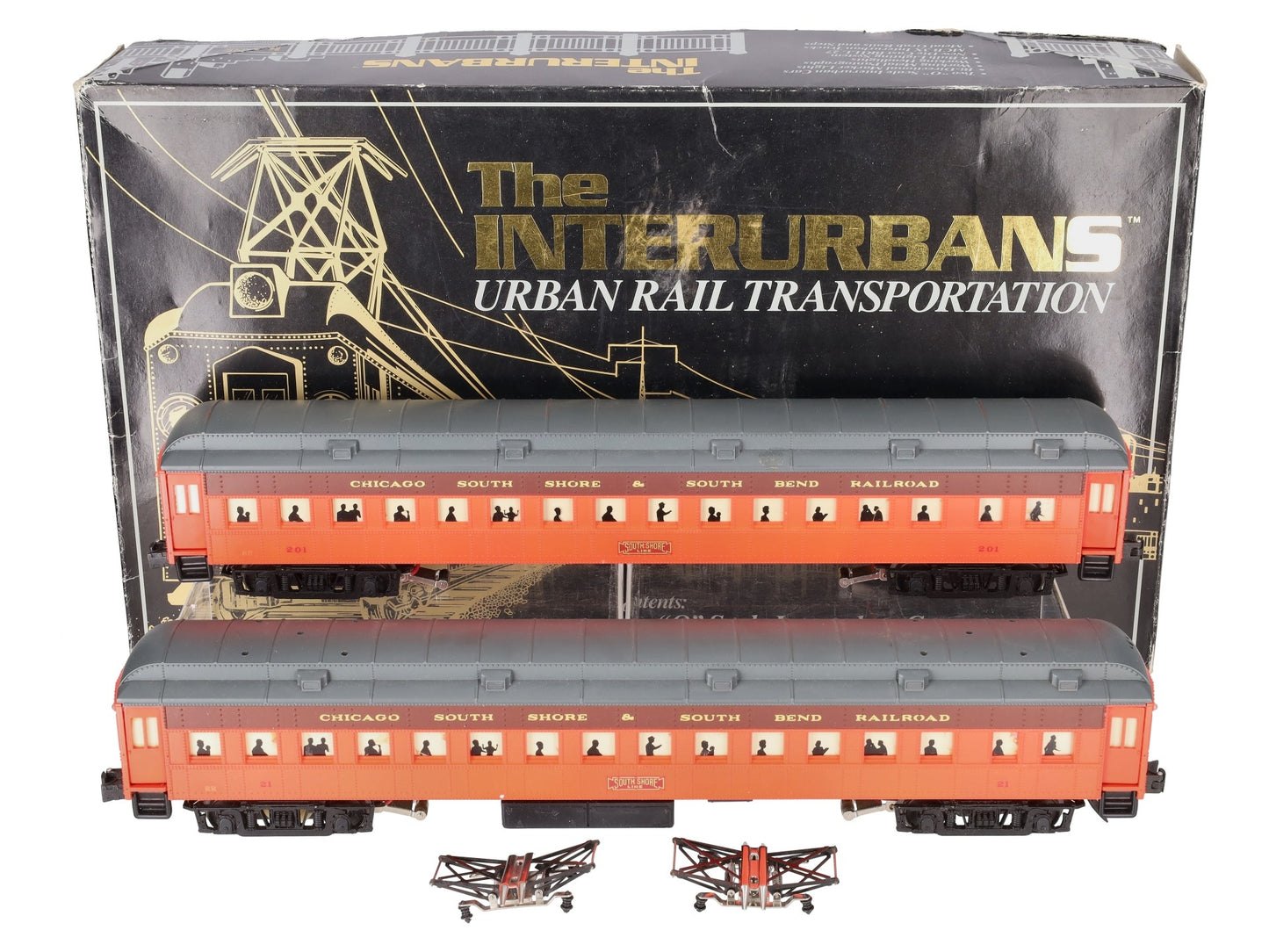 K-Line K2701 O CSS&SB Interurban Rail Car (Set of 2) VG/Box