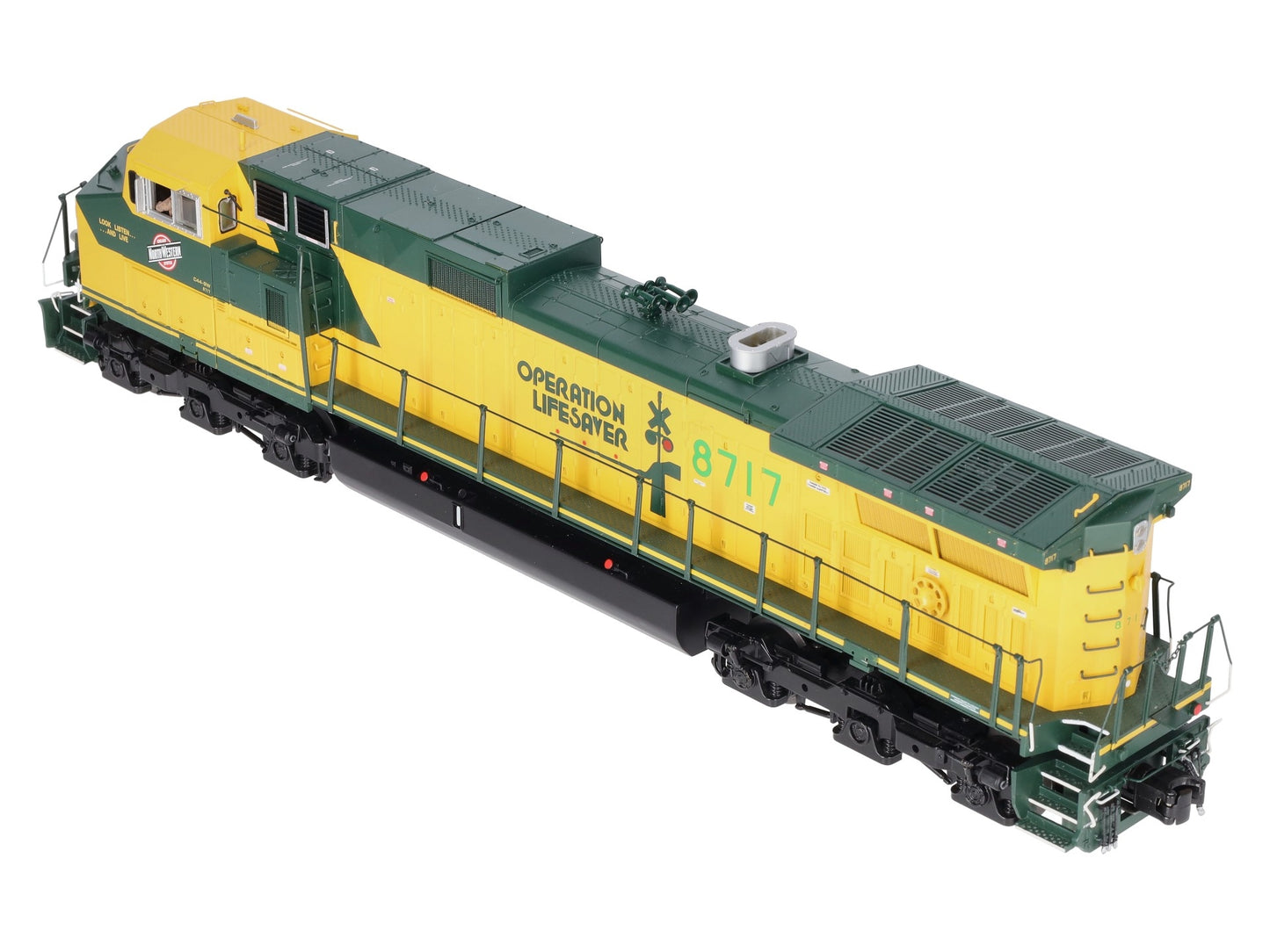 MTH 20-20118-1 CNW Dash-9 Diesel Engine w/PS2 #8717 (Hi-Rail Wheels) LN/Box
