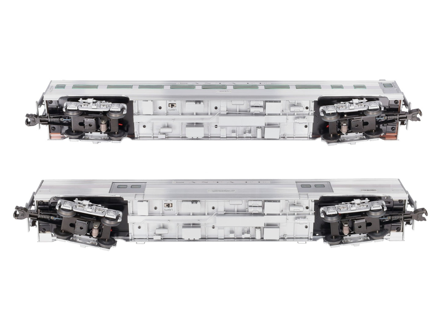 Lionel 6-25408 O Gauge Santa Fe El Capitan Aluminum Passenger Set LN/Box