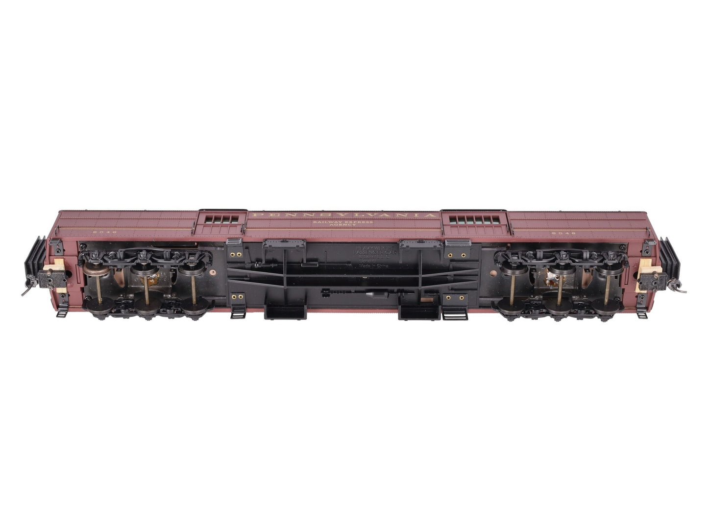 Lionel 6-255555 O Gauge Pennsylvania PRR Heavyweight Baggage Car #6048 (2-Rail) VG/Box