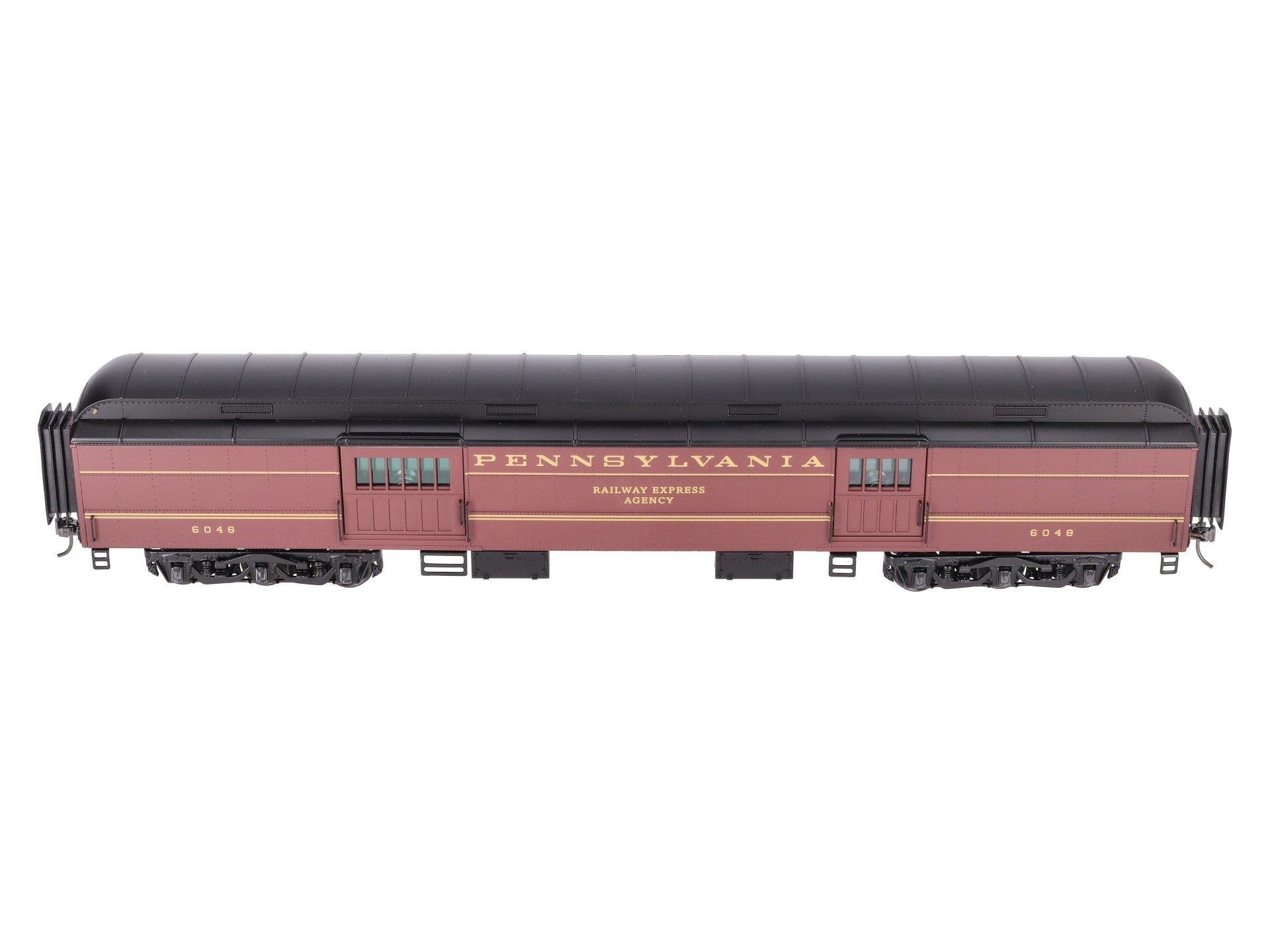 Lionel 6-255555 O Gauge Pennsylvania PRR Heavyweight Baggage Car #6048 (2-Rail) VG/Box