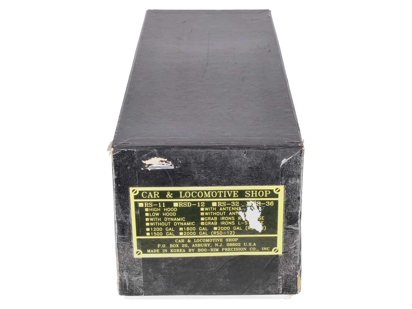 Car & Loco Shops O 2-Rail Custom BRASS N&W RS-11 High Hood Diesel Engine #319/Box