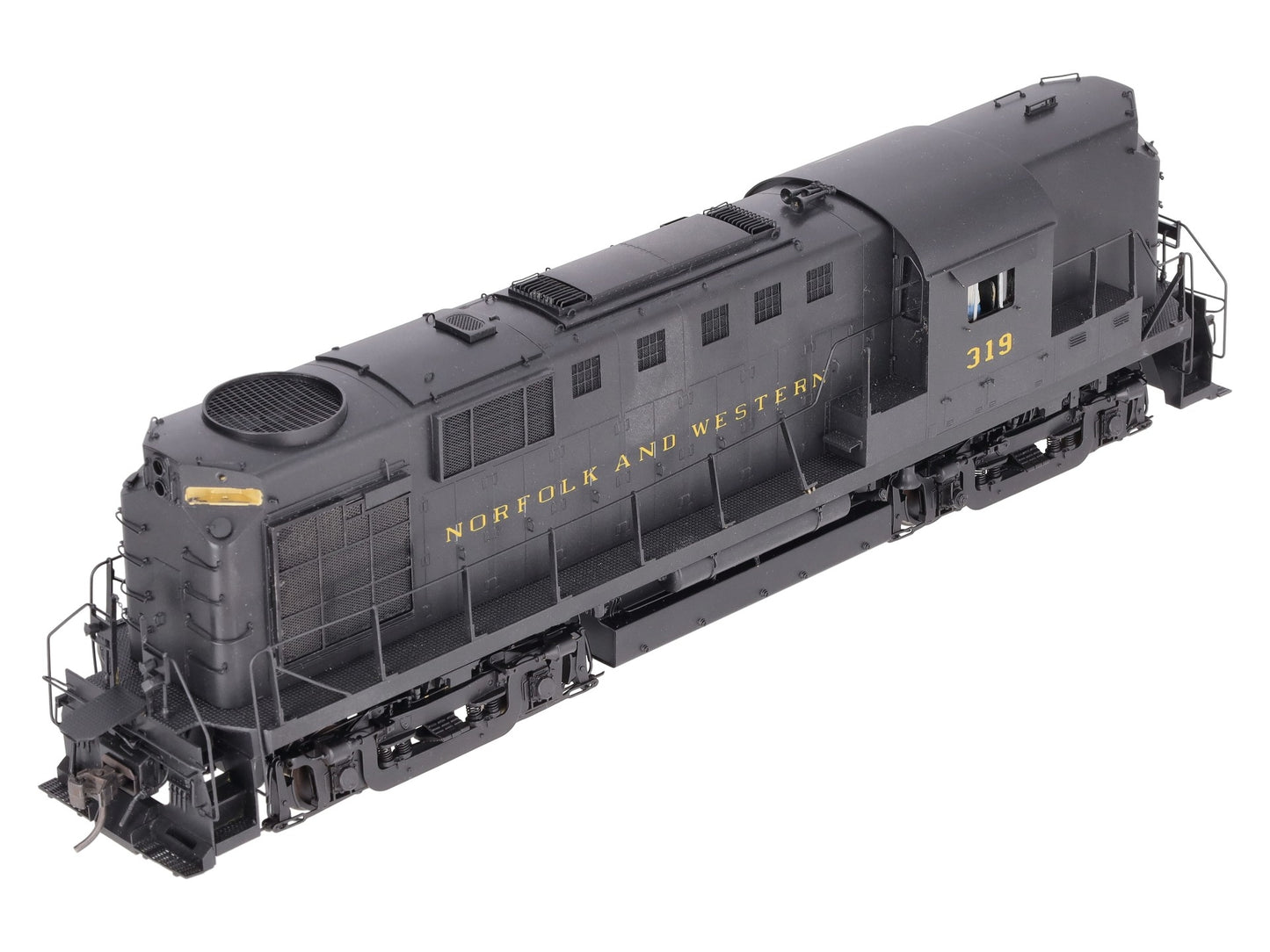 Car & Loco Shops O 2-Rail Custom BRASS N&W RS-11 High Hood Diesel Engine #319/Box