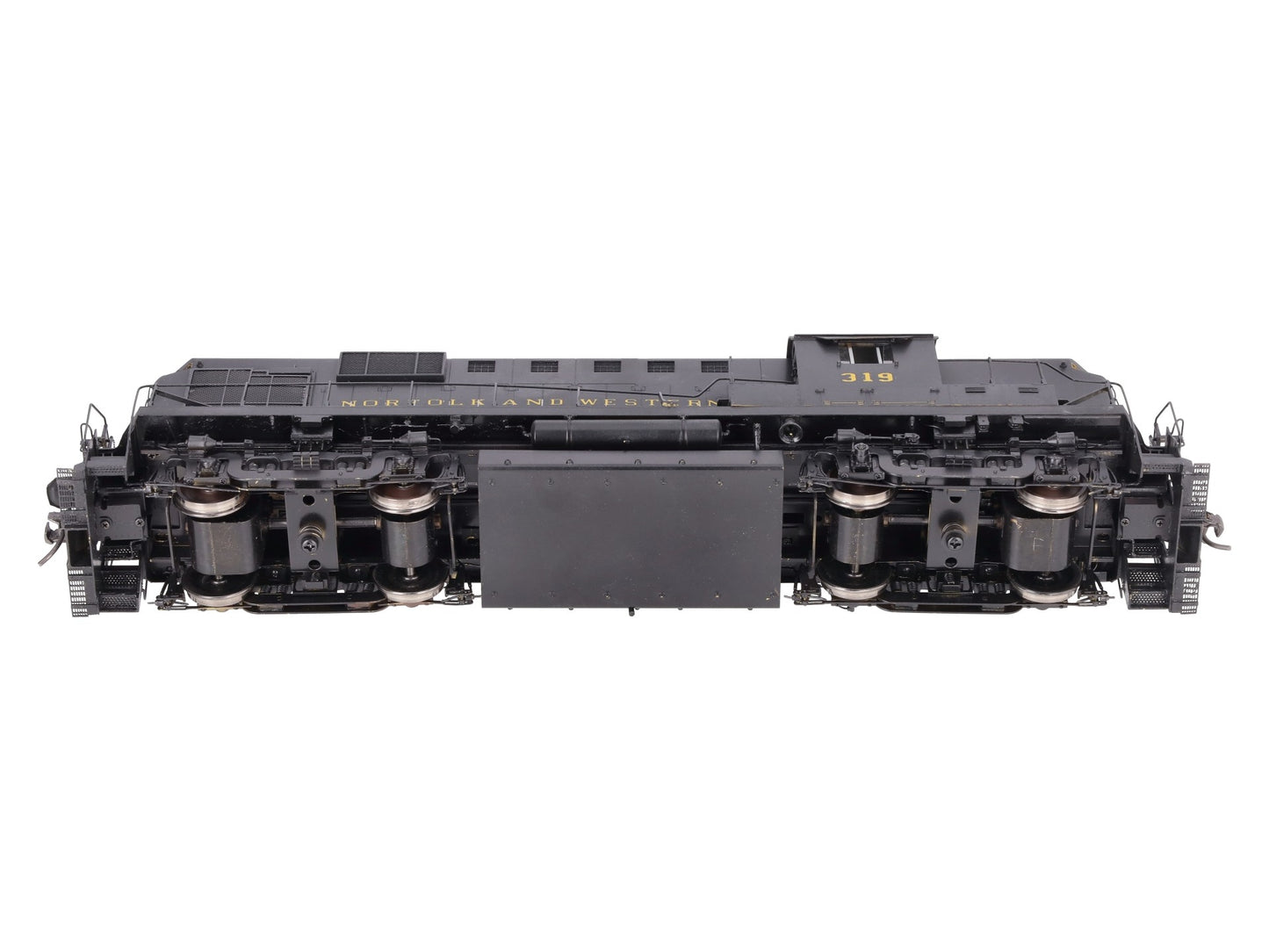 Car & Loco Shops O 2-Rail Custom BRASS N&W RS-11 High Hood Diesel Engine #319/Box