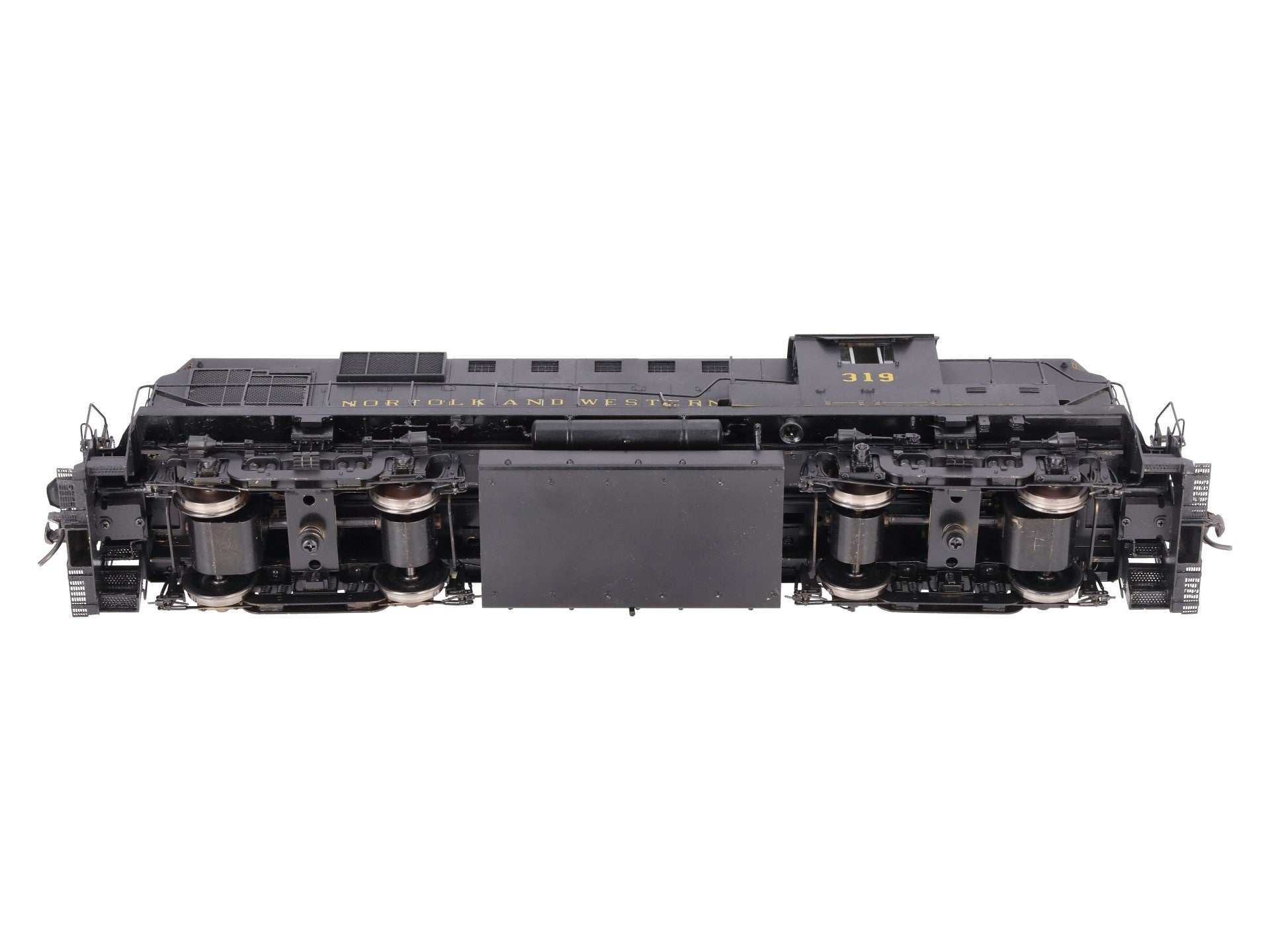 Car & Loco Shops O 2-Rail Custom BRASS N&W RS-11 High Hood Diesel Engine #319/Box