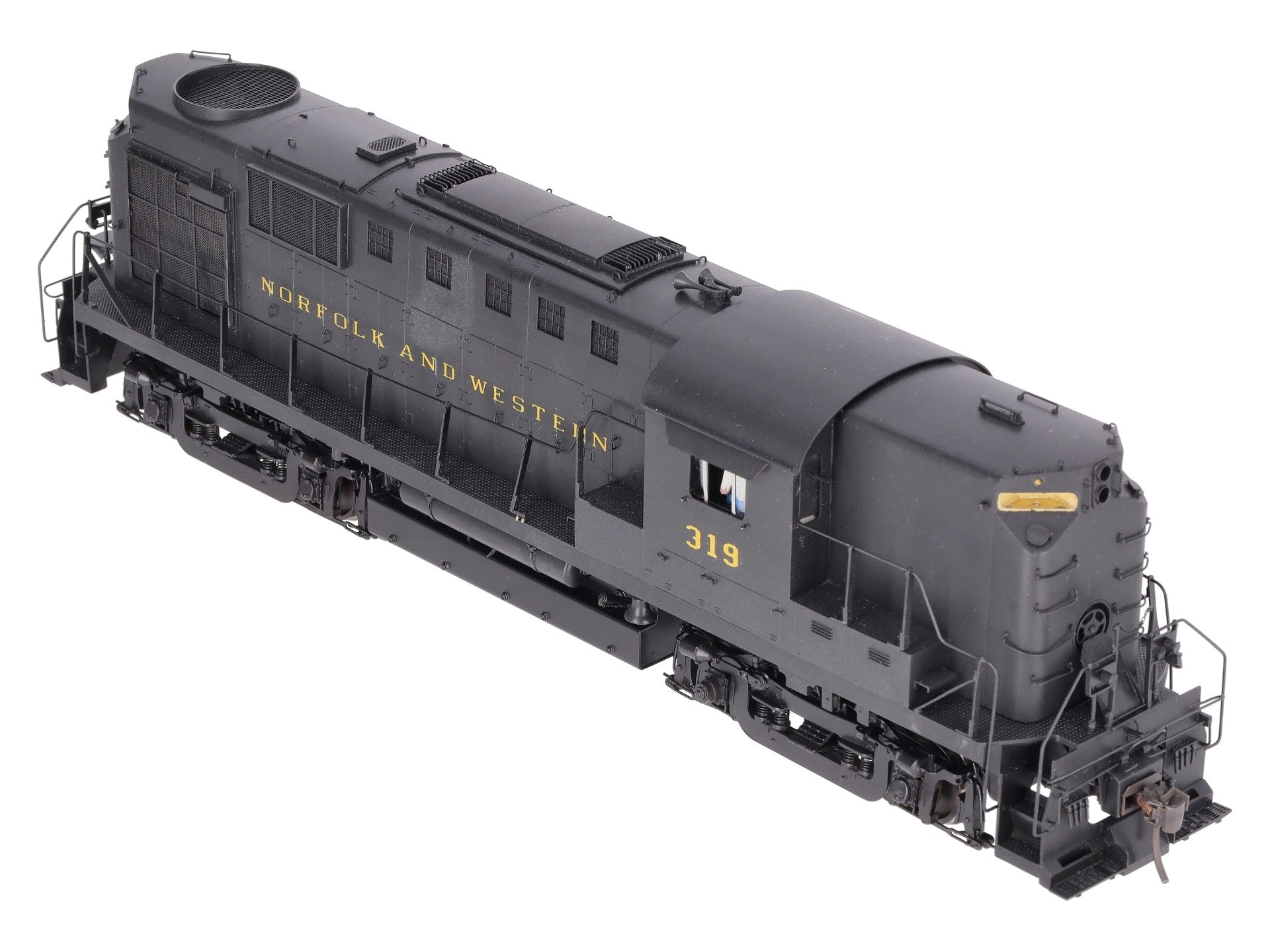 Car & Loco Shops O 2-Rail Custom BRASS N&W RS-11 High Hood Diesel Engine #319/Box