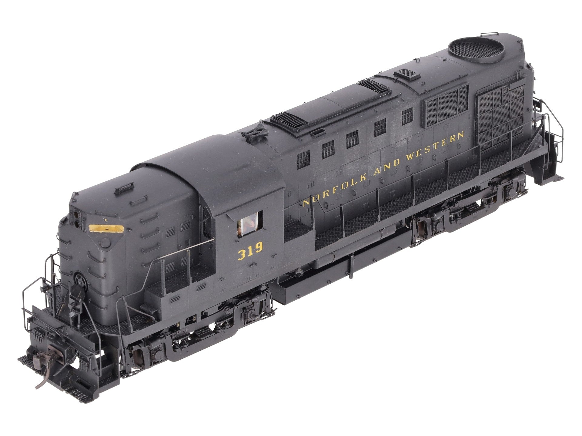 Car & Loco Shops O 2-Rail Custom BRASS N&W RS-11 High Hood Diesel Engine #319/Box