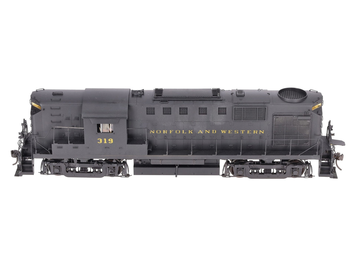 Car & Loco Shops O 2-Rail Custom BRASS N&W RS-11 High Hood Diesel Engine #319/Box