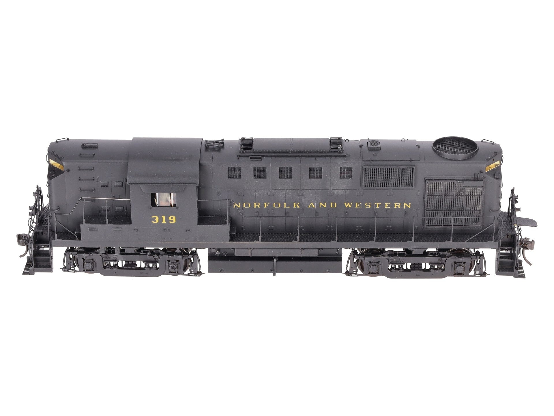 Car & Loco Shops O 2-Rail Custom BRASS N&W RS-11 High Hood Diesel Engine #319/Box