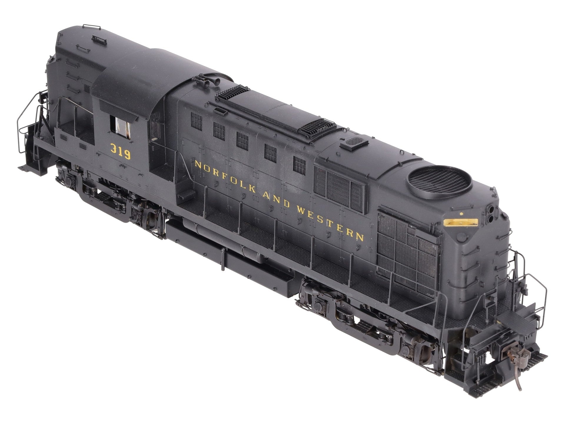 Car & Loco Shops O 2-Rail Custom BRASS N&W RS-11 High Hood Diesel Engine #319/Box