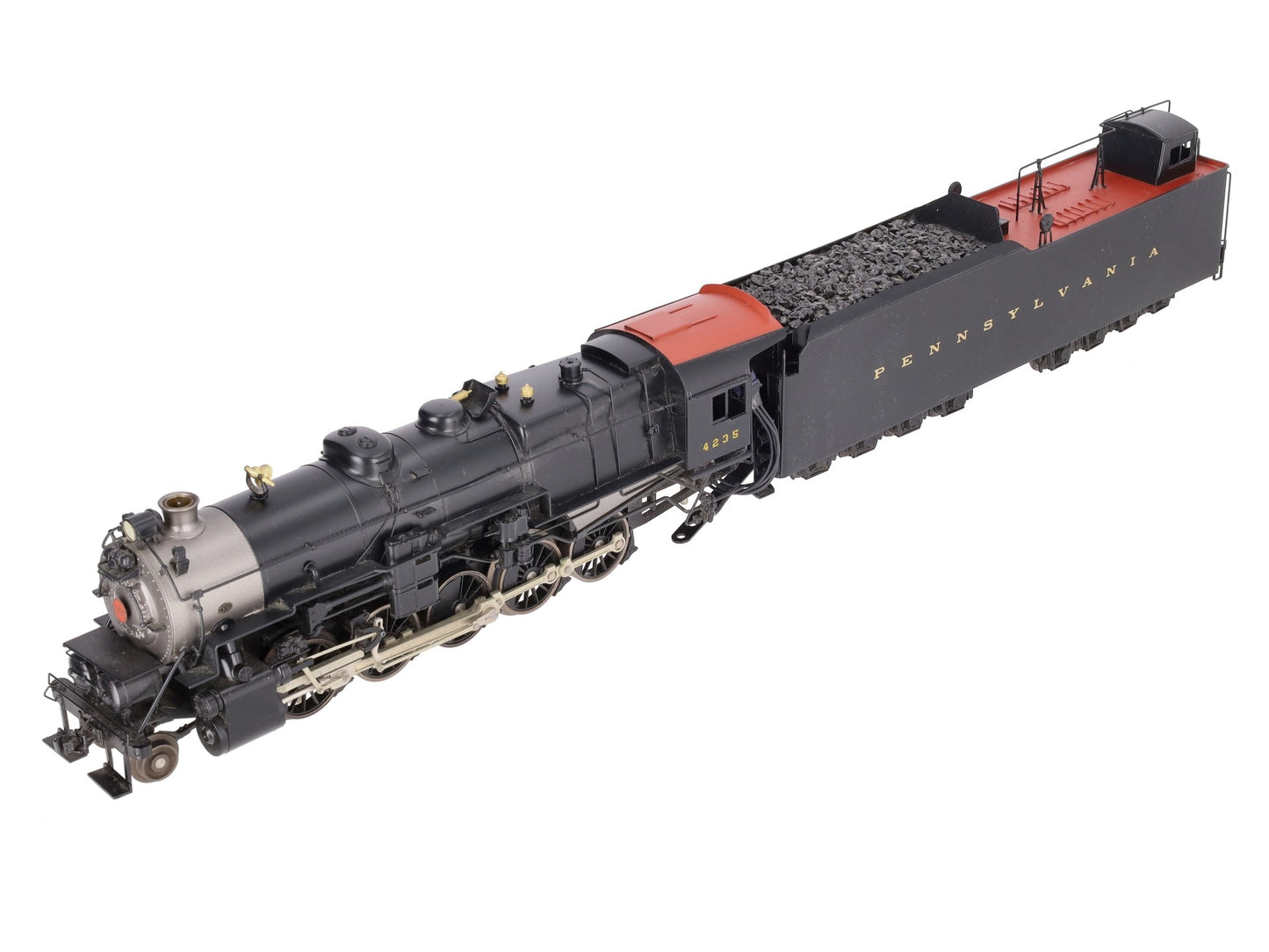 3rd Rail 4235 O Brass Pennsylvania I-1 2-10-0 Steam Locomotive & Tender EX/Box