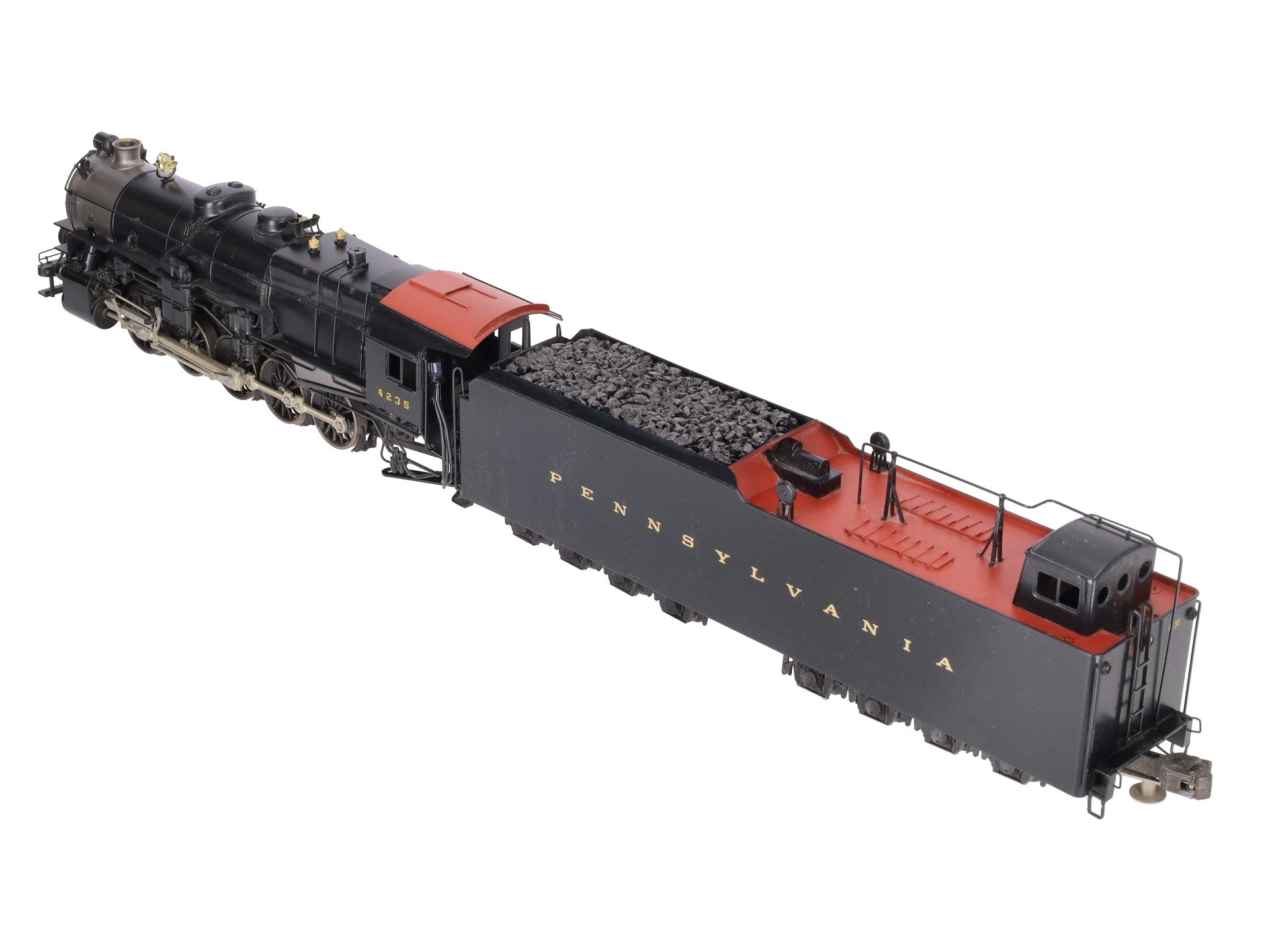 3rd Rail 4235 O Brass Pennsylvania I-1 2-10-0 Steam Locomotive & Tender EX/Box