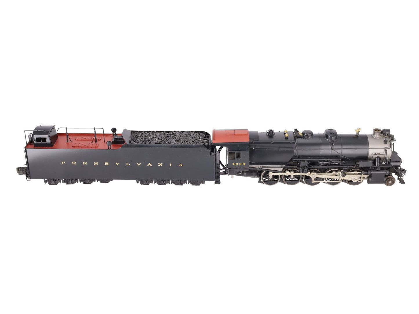 3rd Rail 4235 O Brass Pennsylvania I-1 2-10-0 Steam Locomotive & Tender EX/Box