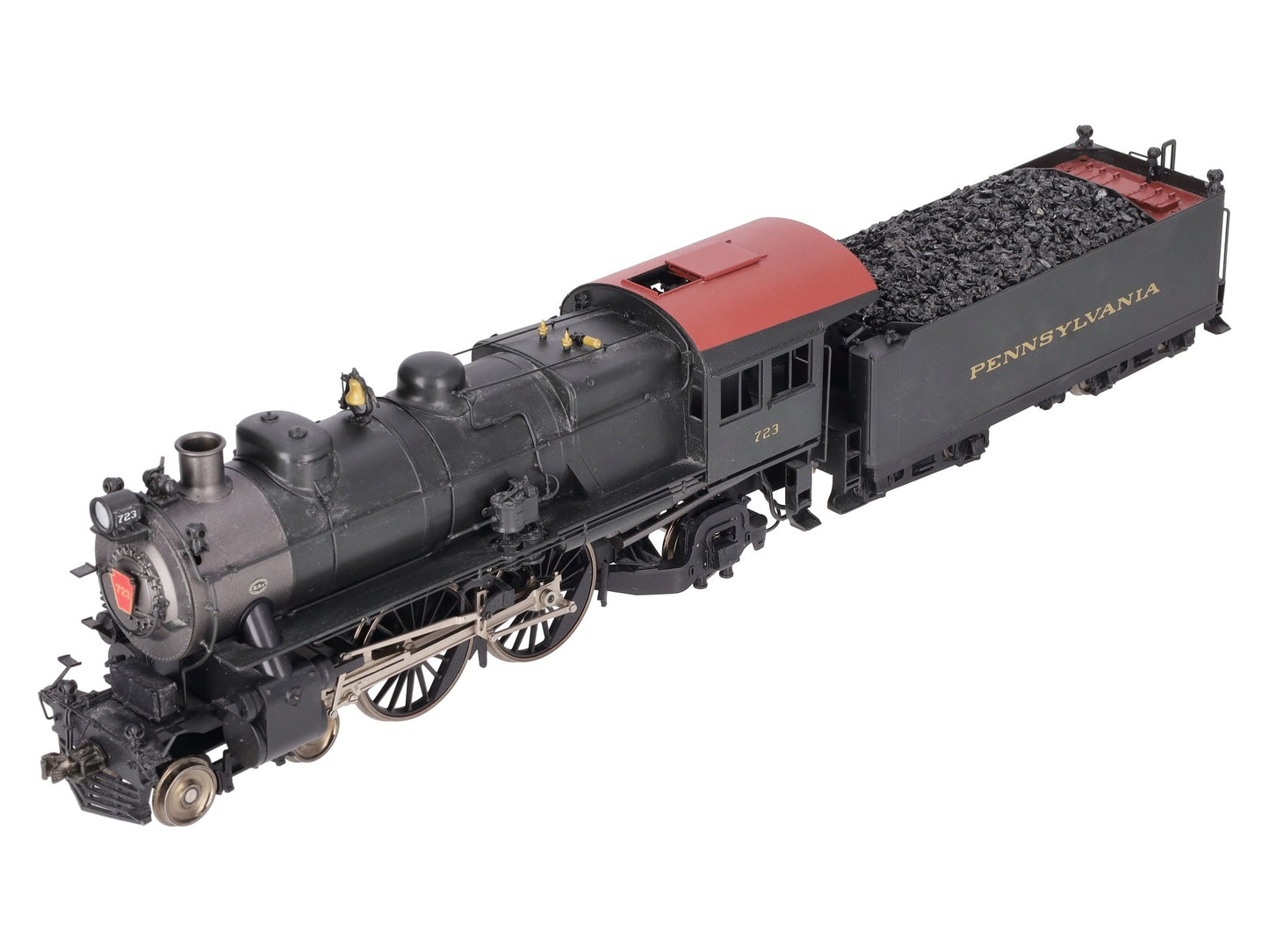 Sunset Models 723 O BRASS PRR E-6s Atlantic 4-4-2 Steam Engine #723 [2-Rail] EX/Box