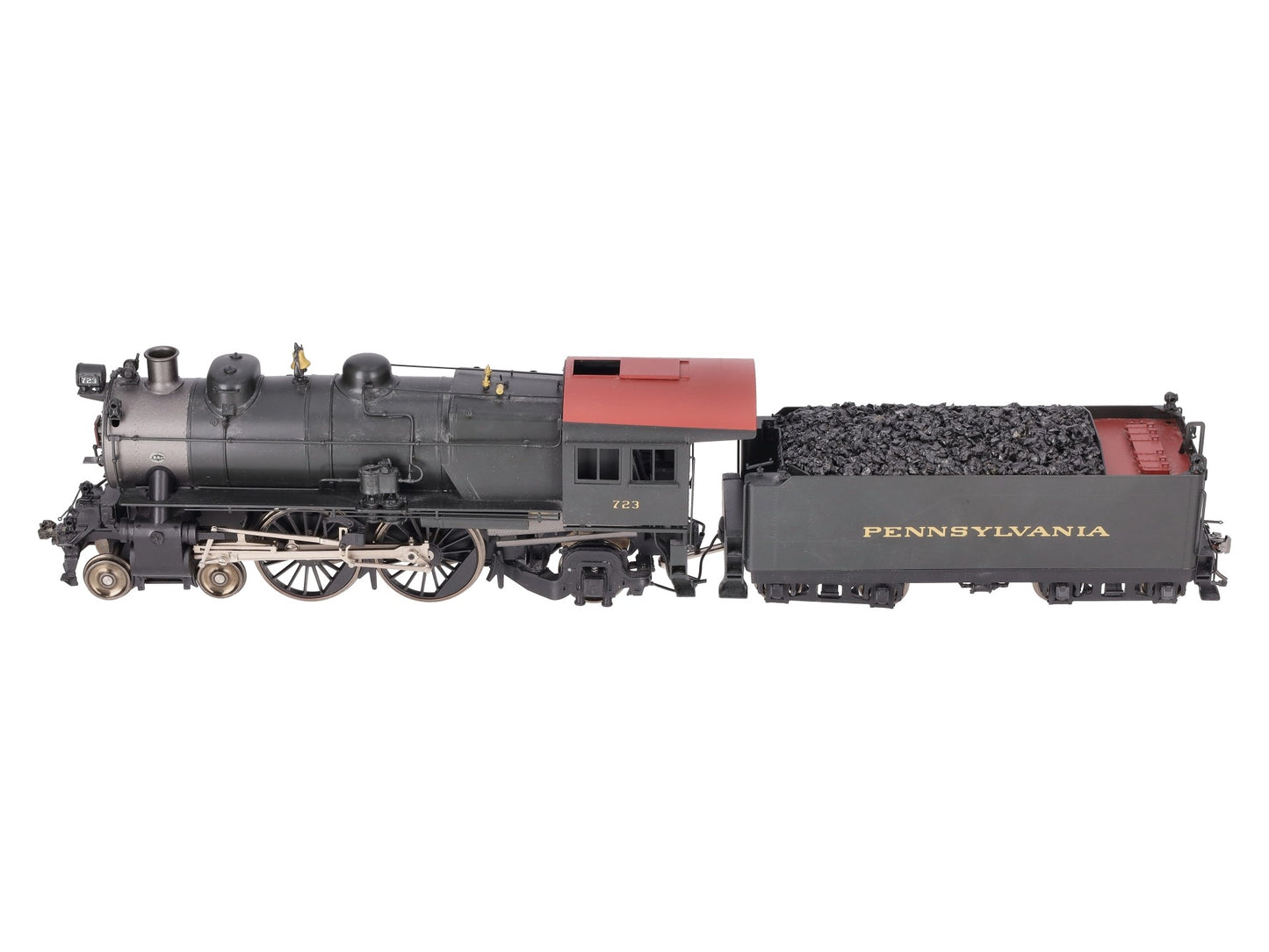 Sunset Models 723 O BRASS PRR E-6s Atlantic 4-4-2 Steam Engine #723 [2-Rail] EX/Box