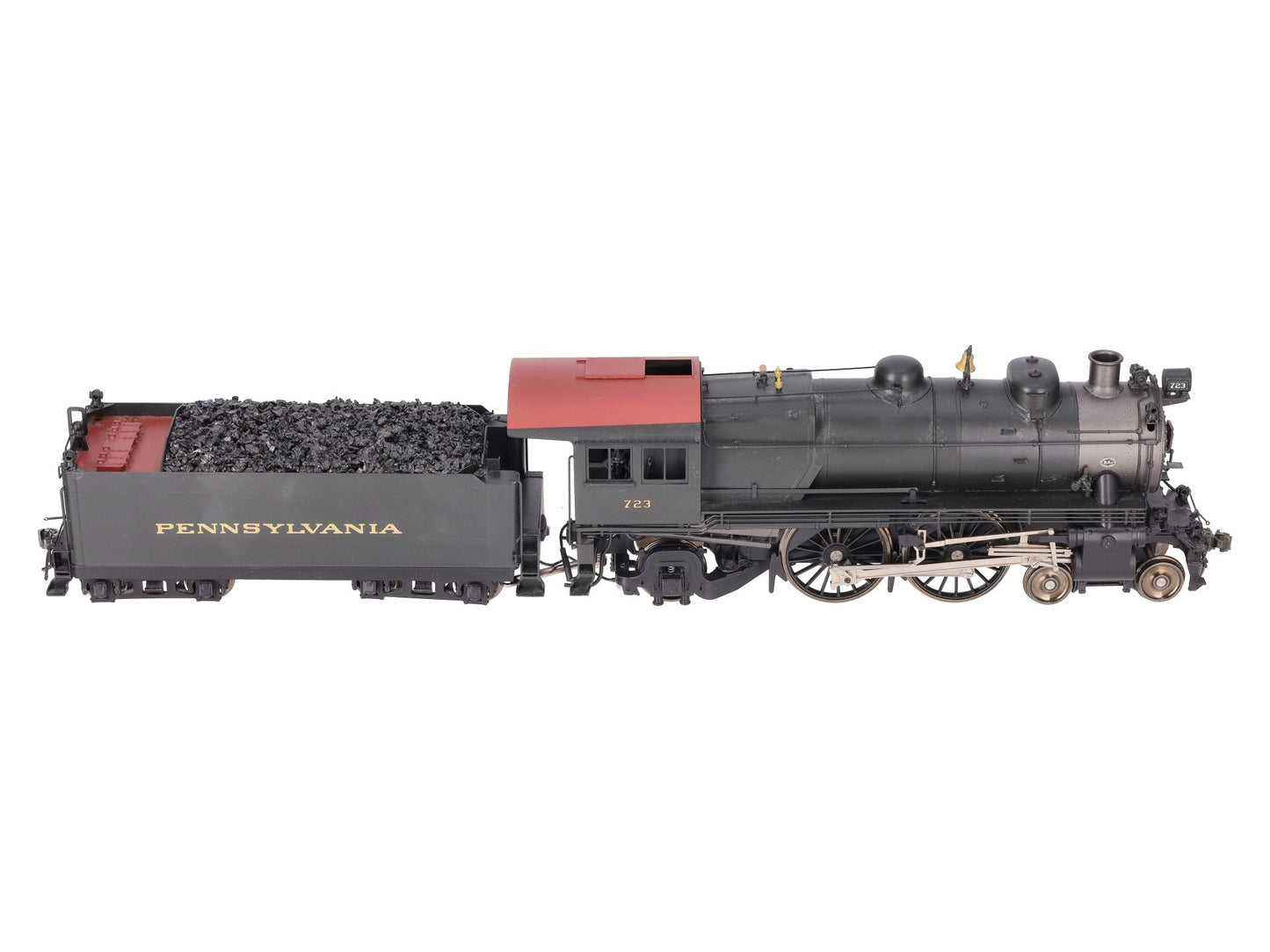 Sunset Models 723 O BRASS PRR E-6s Atlantic 4-4-2 Steam Engine #723 [2-Rail] EX/Box