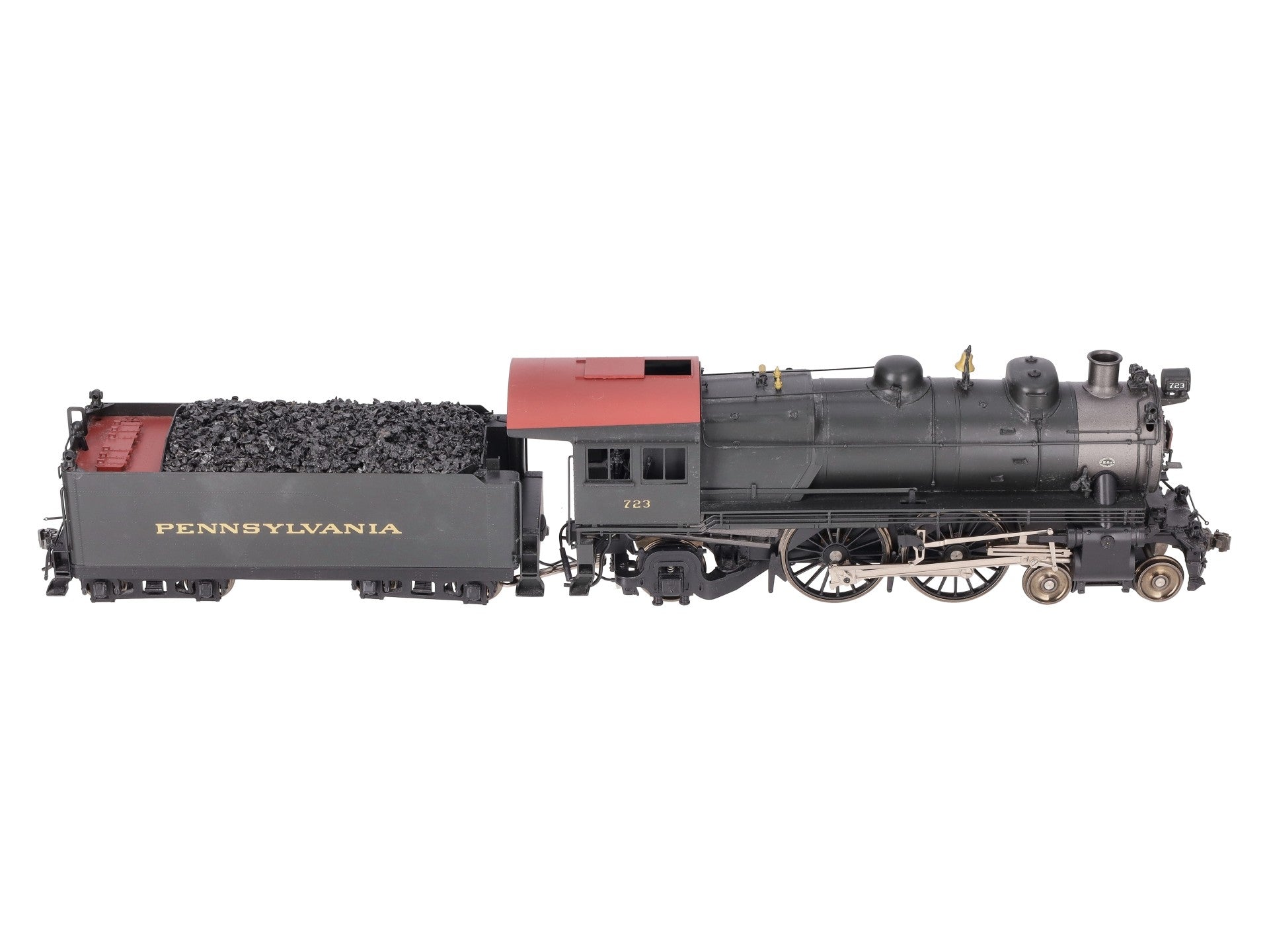 Sunset Models 723 O BRASS PRR E-6s Atlantic 4-4-2 Steam Engine #723 [2-Rail] EX/Box