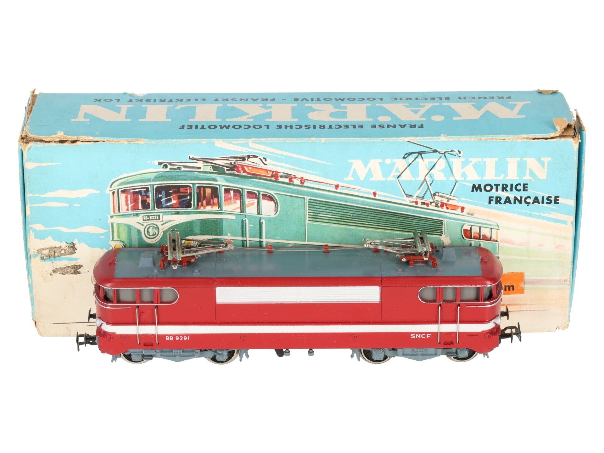 Marklin 8359 HO Scale SNCF Capitole Bo-Bo Electric Locomotive #9291 - 2 Rail EX/Box