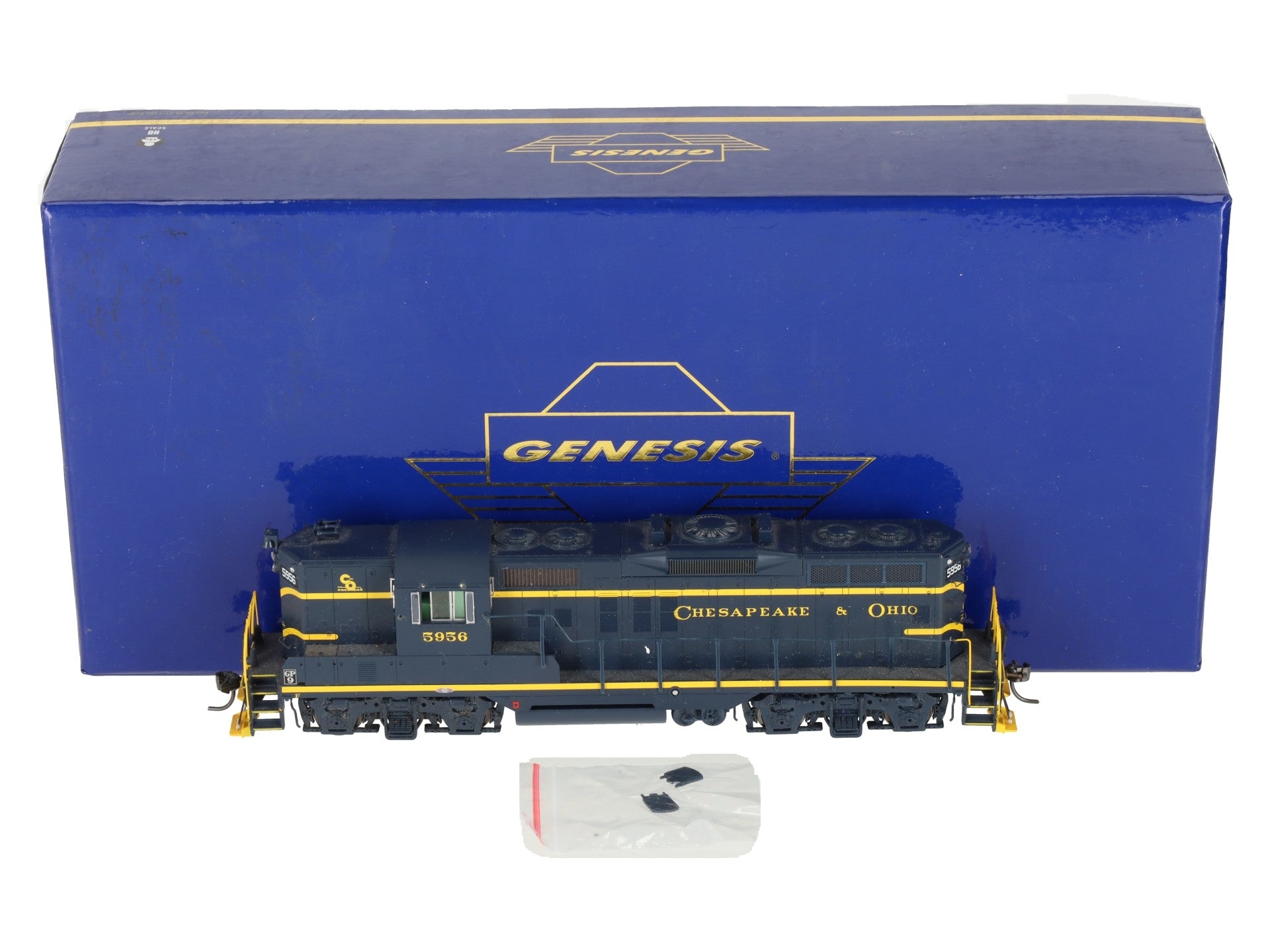 Athearn G62652 HO Chesapeake & Ohio EMD GP9 Locomotive W/Sound #5956 EX/Box