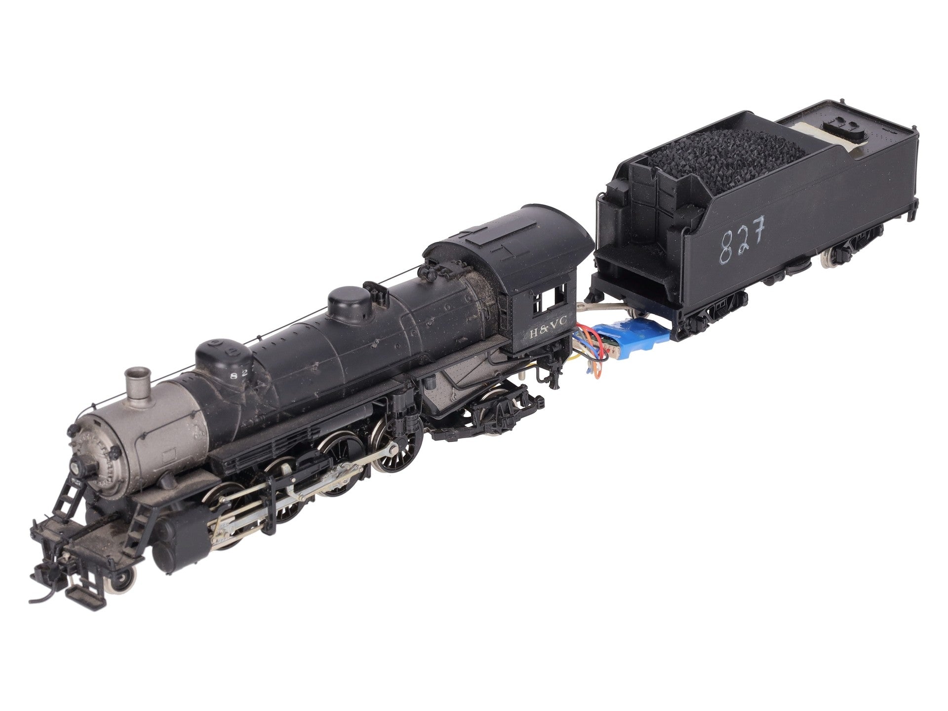 Athearn G9001 HO Scale H&VC USRA 2-8-2 Mikado Steam Locomotive & Tender - Custom/Box