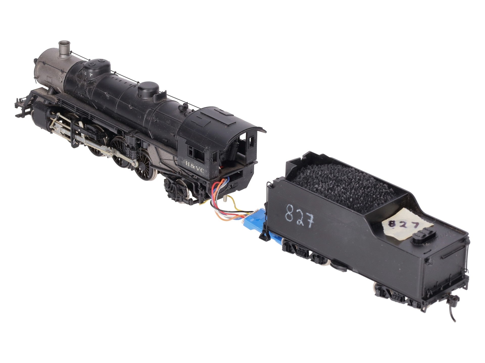Athearn G9001 HO Scale H&VC USRA 2-8-2 Mikado Steam Locomotive & Tender - Custom/Box