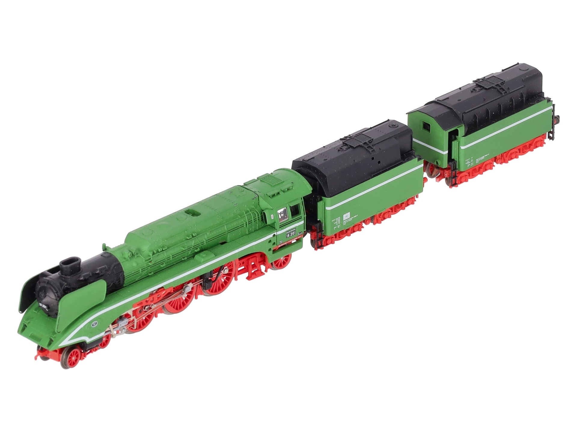 Arnold 2504 N Scale Brass DR 4-6-2 Steam Locomotive and Tenders #18201 VG/Box