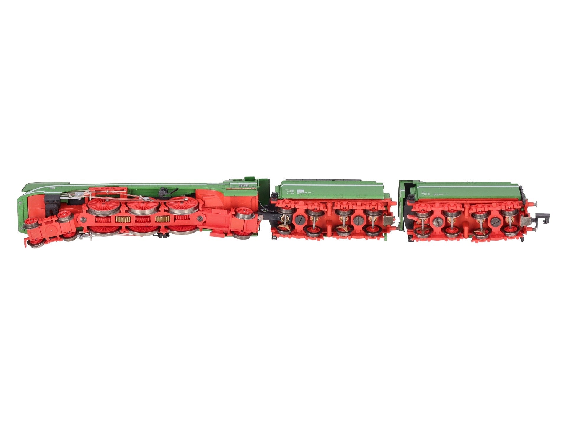Arnold 2504 N Scale Brass DR 4-6-2 Steam Locomotive and Tenders #18201 VG/Box