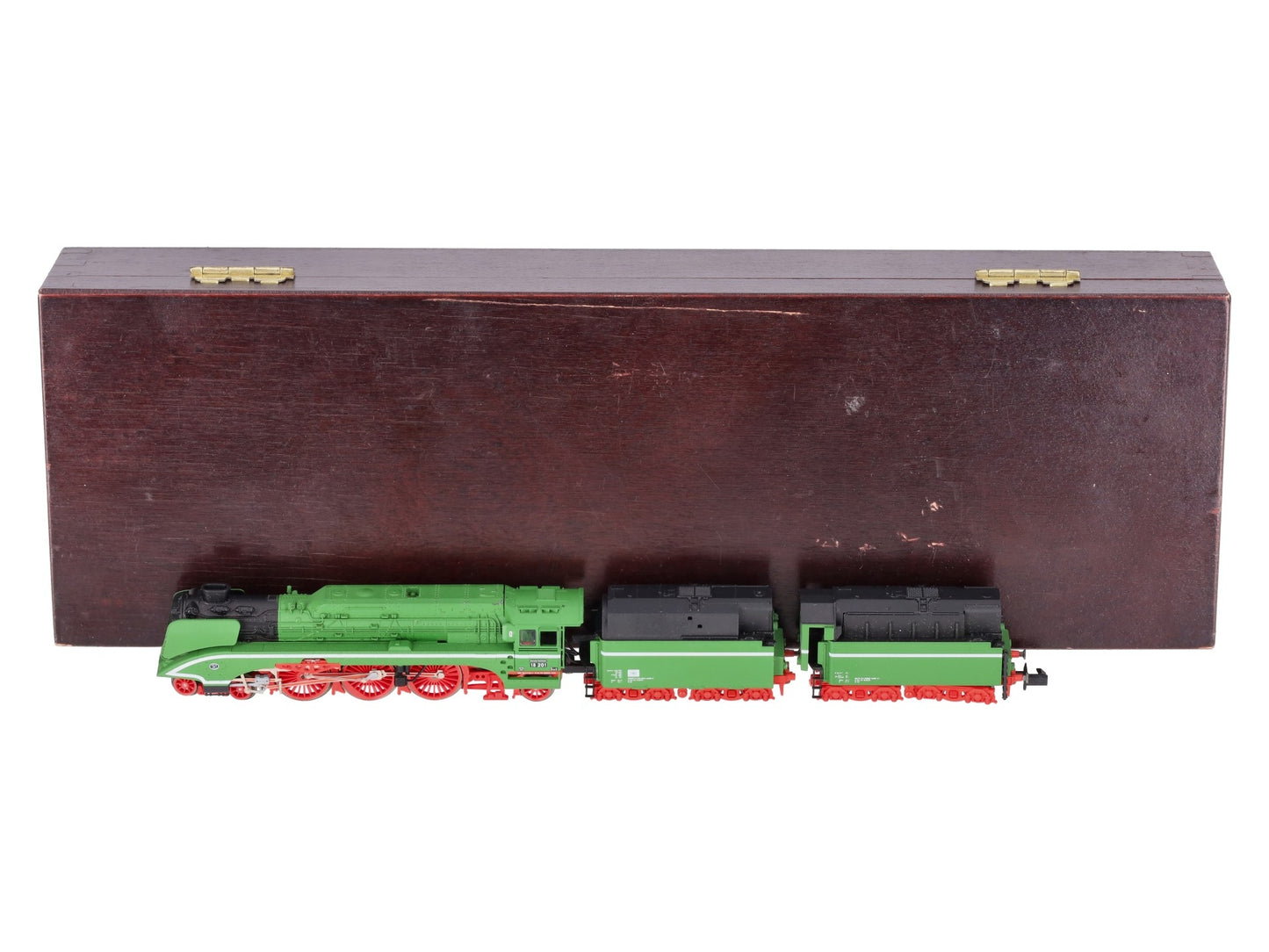 Arnold 2504 N Scale Brass DR 4-6-2 Steam Locomotive and Tenders #18201 VG/Box