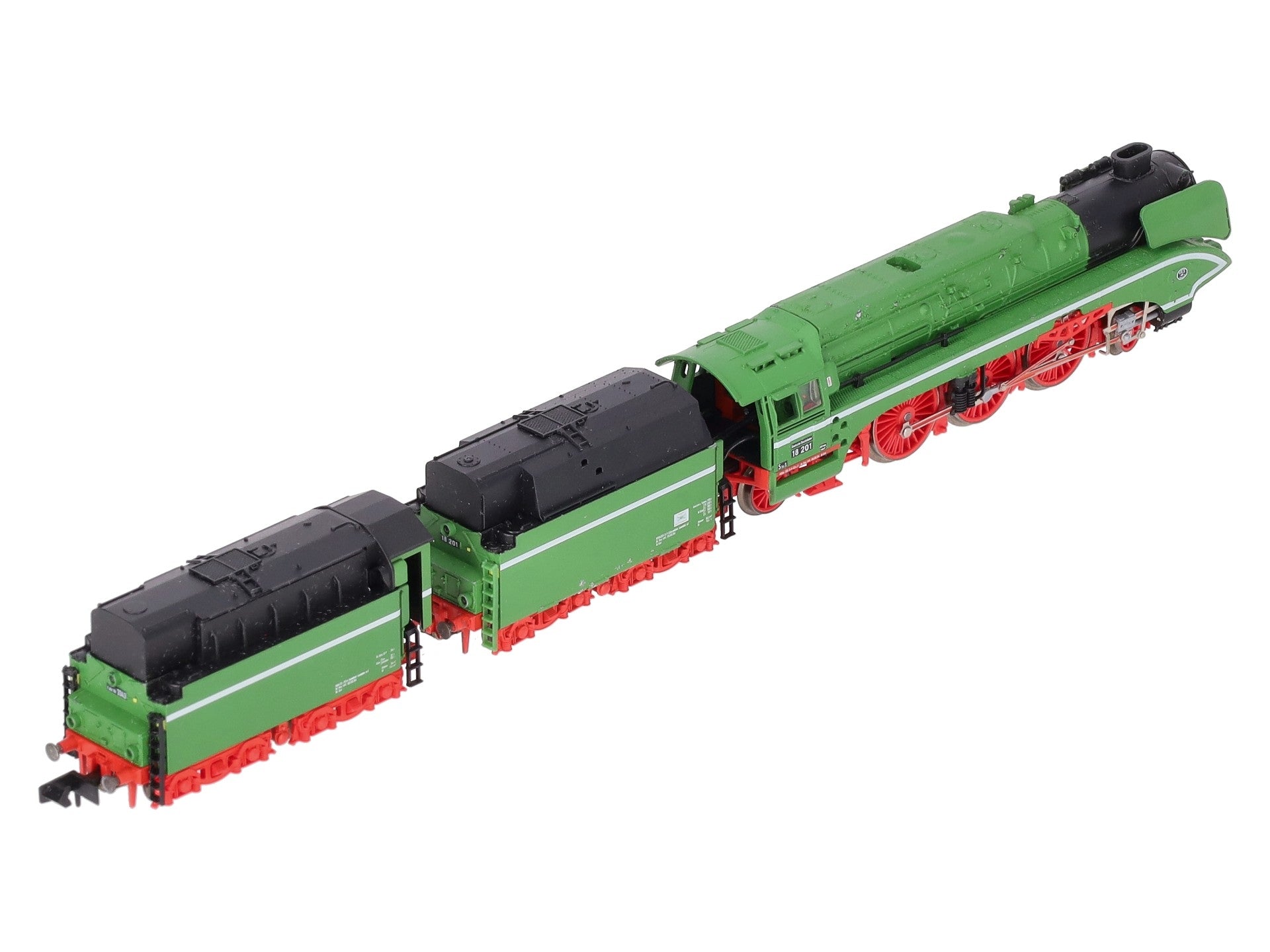 Arnold 2504 N Scale Brass DR 4-6-2 Steam Locomotive and Tenders #18201 VG/Box