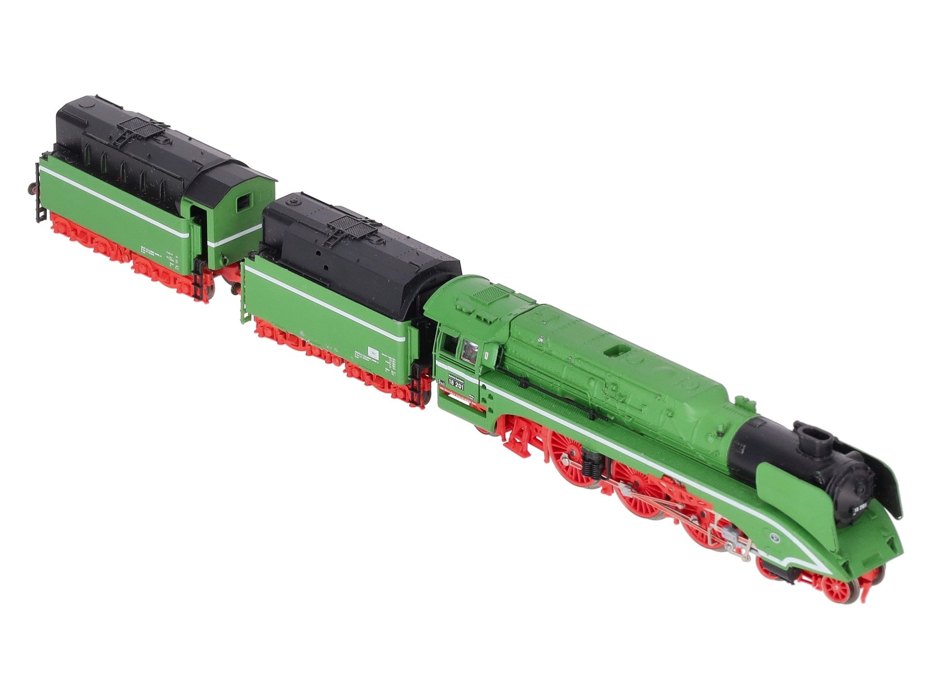 Arnold 2504 N Scale Brass DR 4-6-2 Steam Locomotive and Tenders #18201 VG/Box