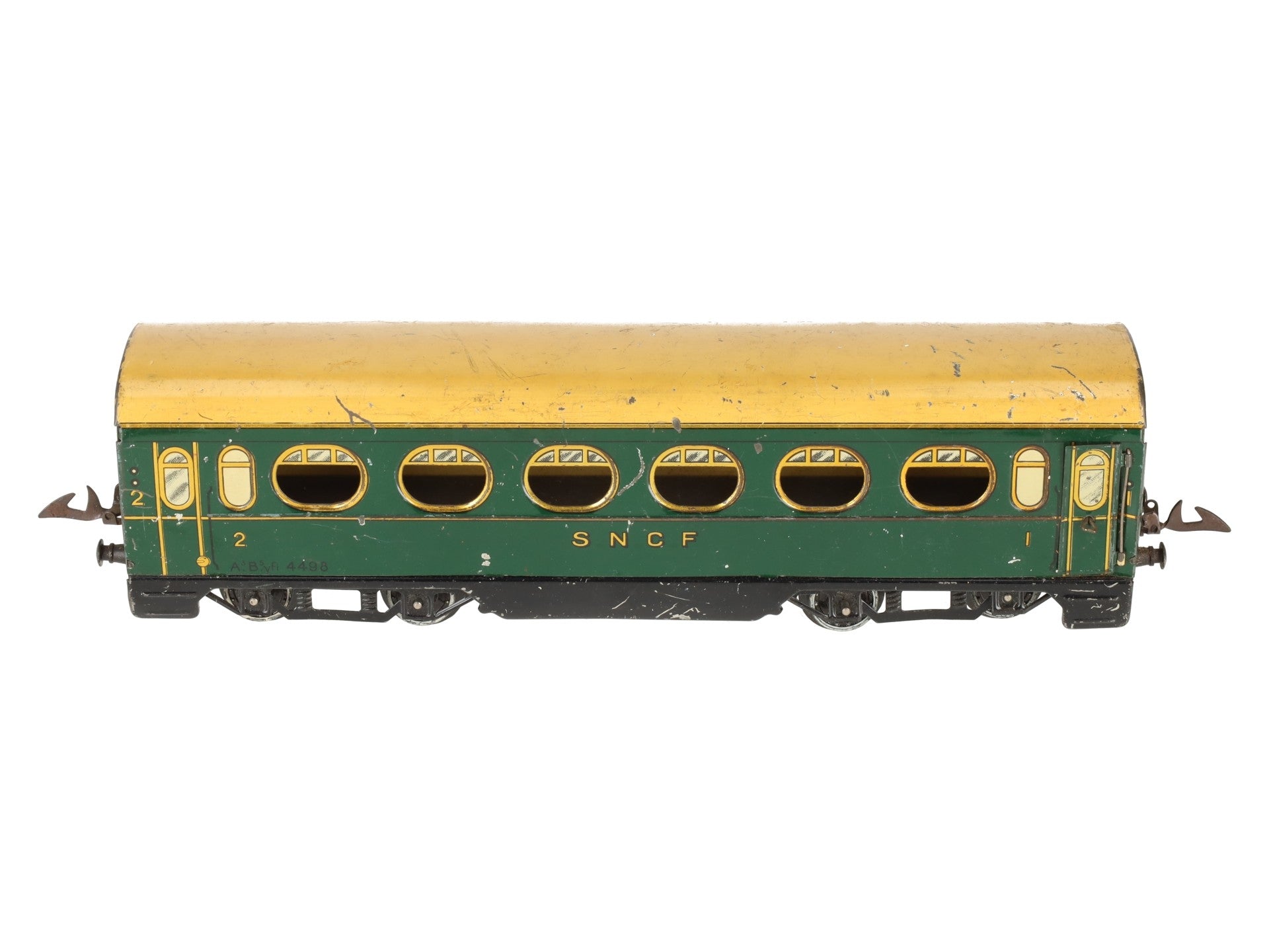 Hornby Vintage O Gauge SNCF 1st/2nd Passenger Coach Car VG