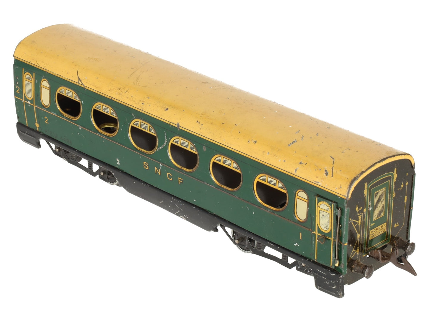Hornby Vintage O Gauge SNCF 1st/2nd Passenger Coach Car VG