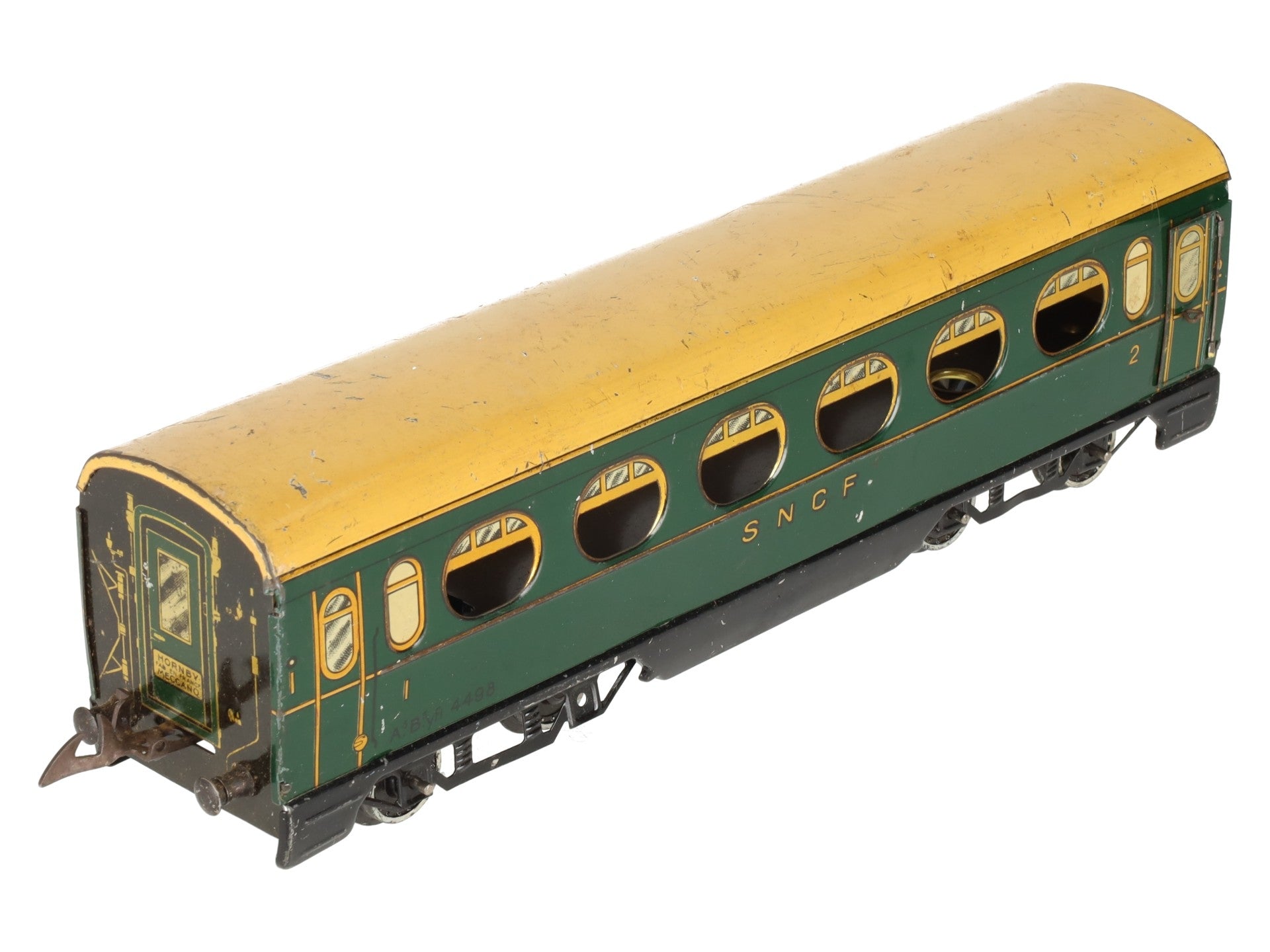 Hornby Vintage O Gauge SNCF 1st/2nd Passenger Coach Car VG