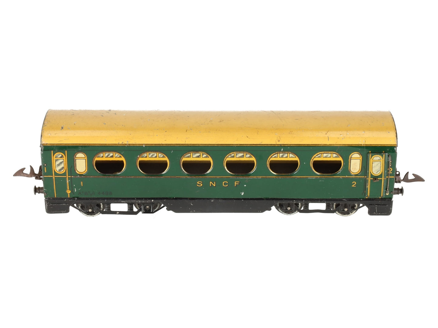 Hornby Vintage O Gauge SNCF 1st/2nd Passenger Coach Car VG