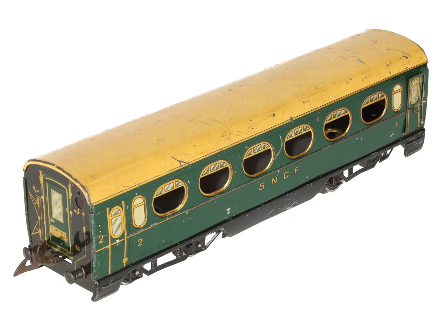 Hornby Vintage O Gauge SNCF 1st/2nd Passenger Coach Car VG