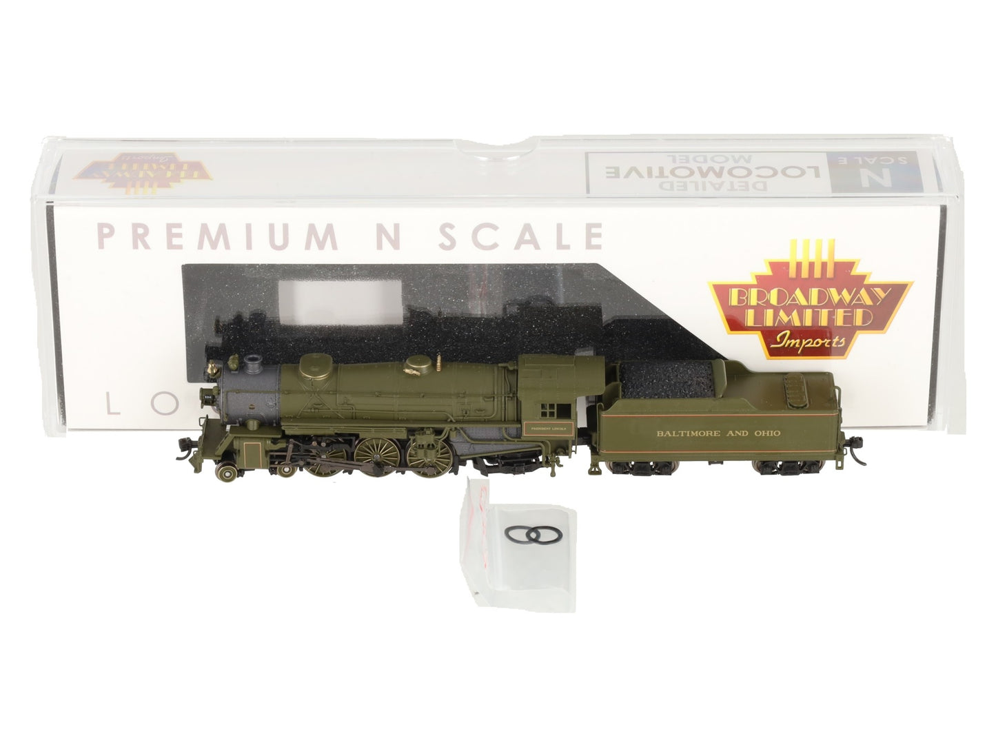 Broadway Limited 7984 N B&O Heavy Pacific 4-6-2 Steam Locomotive Sound/DCC #5314 EX/Box
