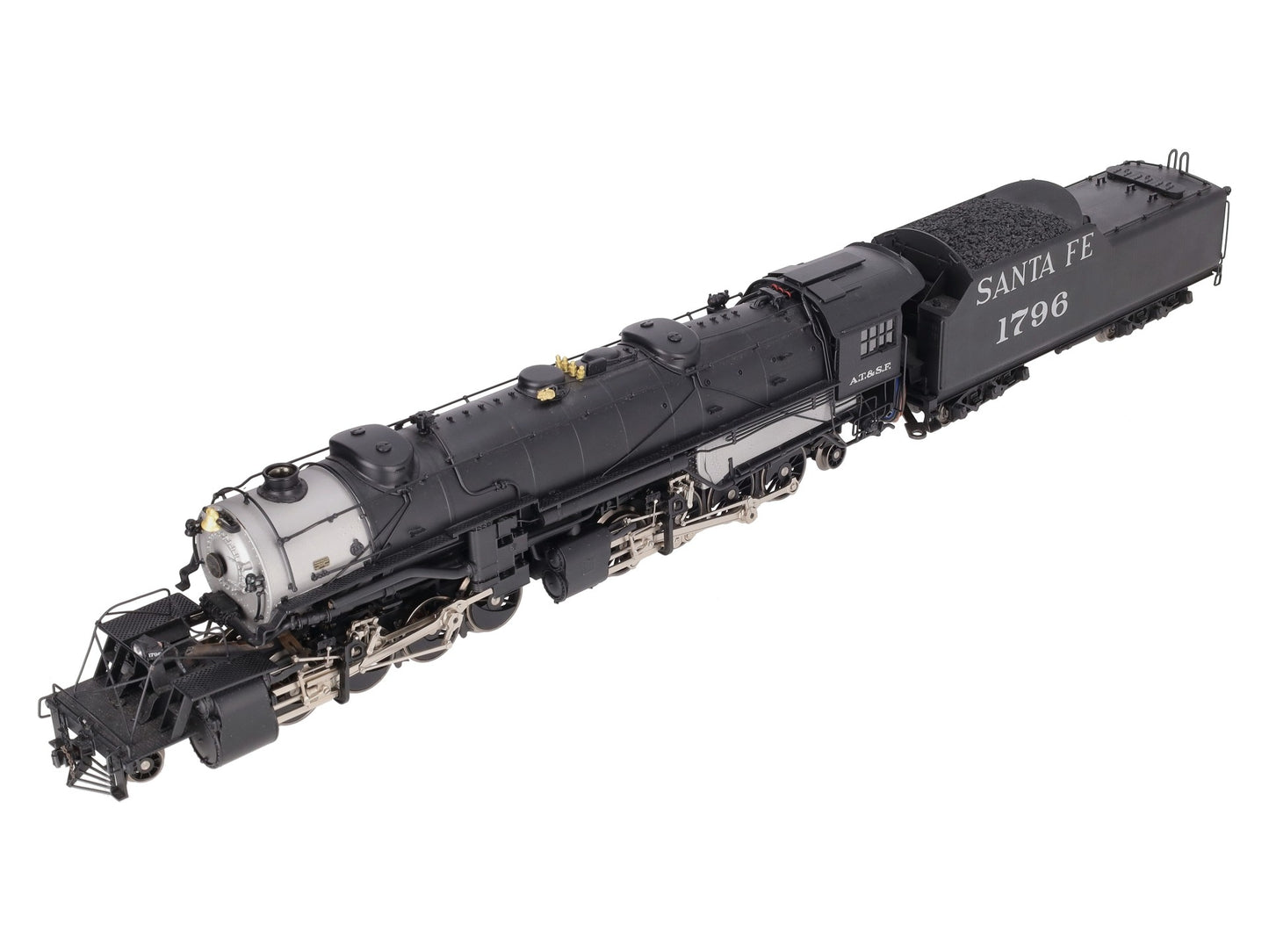 3rd Rail 1796 O Brass Santa Fe Y-3 2-8-8-2 Steam Locomotive & Tender #1796 EX/Box