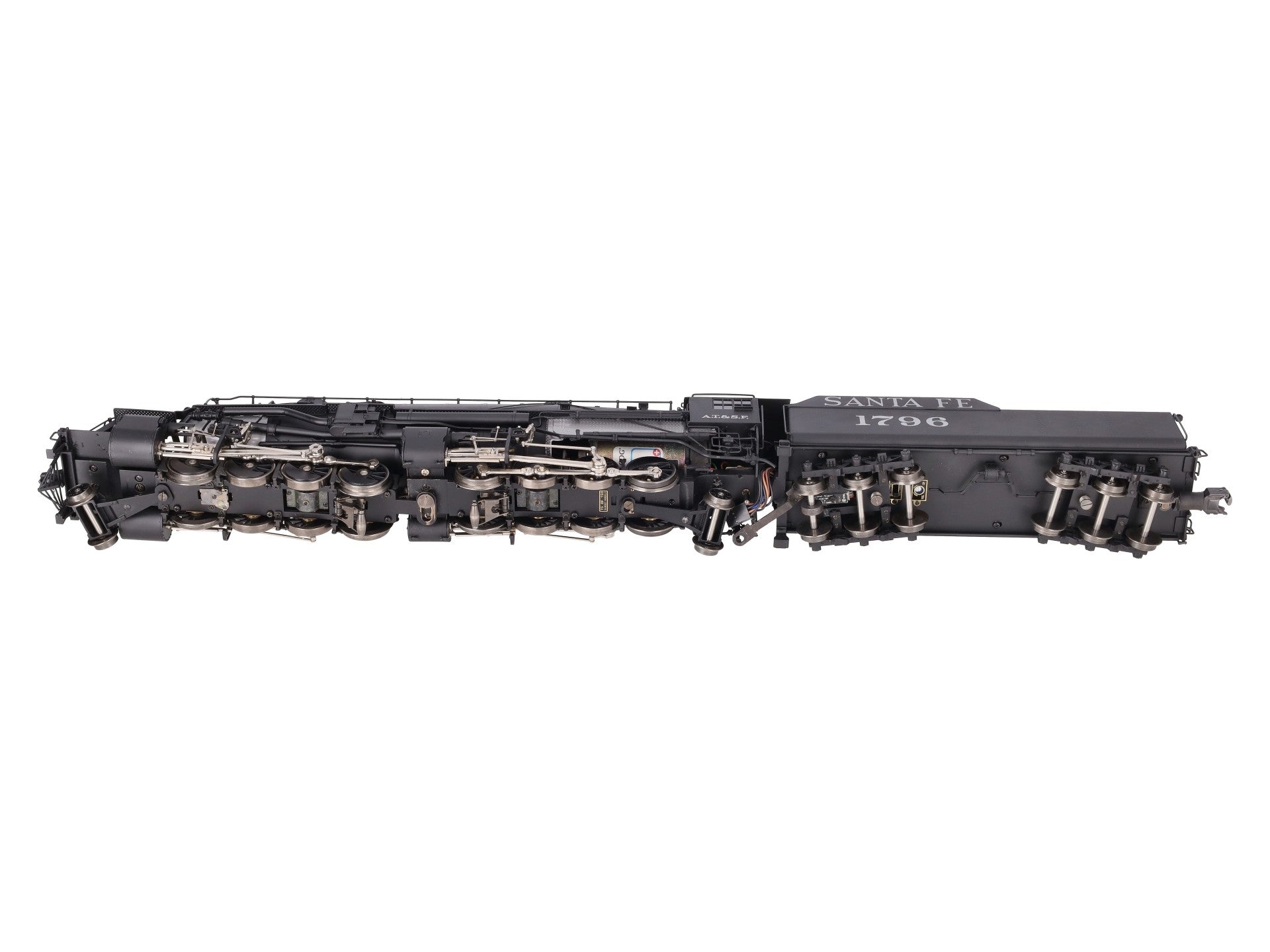 3rd Rail 1796 O Brass Santa Fe Y-3 2-8-8-2 Steam Locomotive & Tender #1796 EX/Box