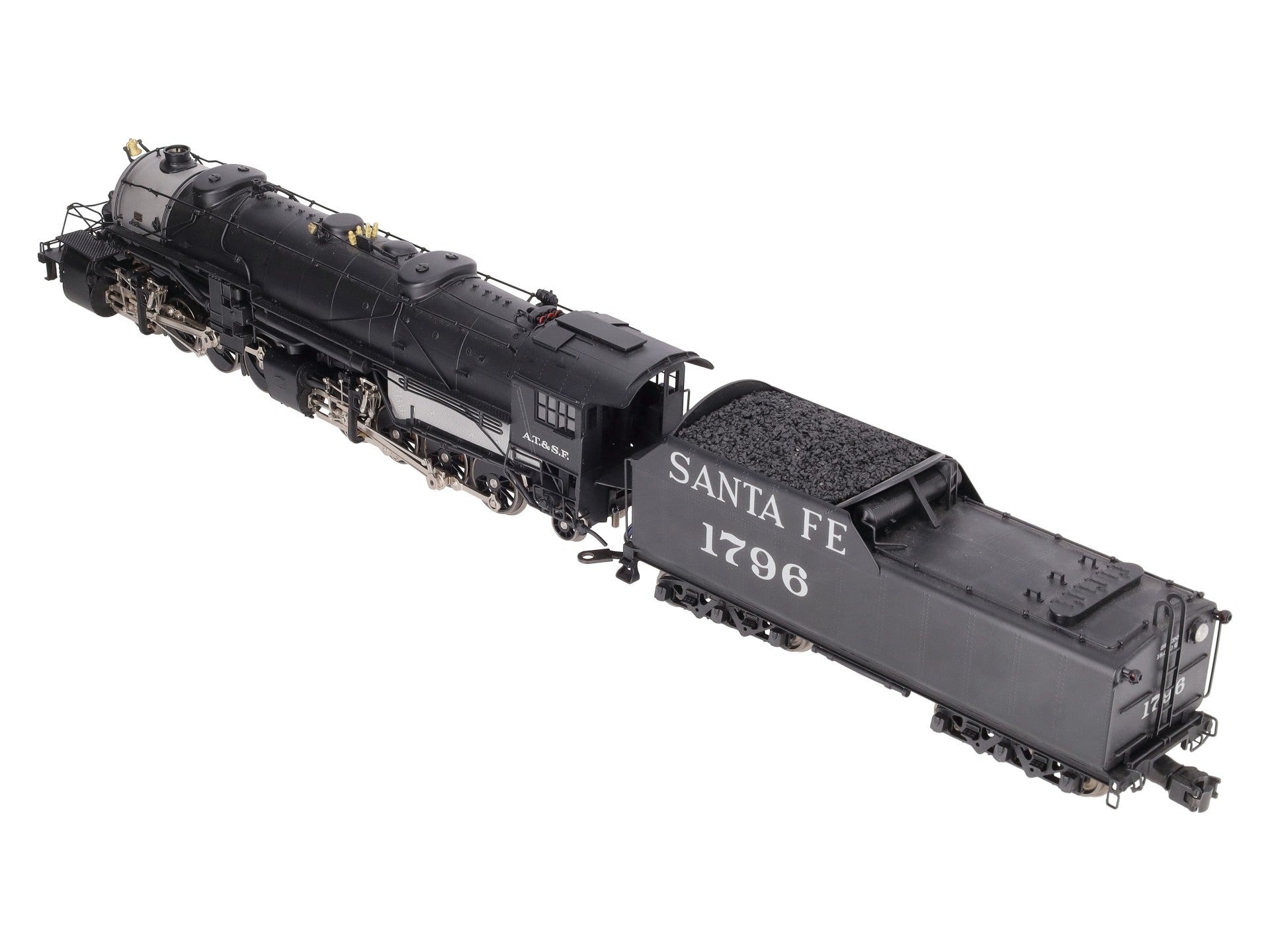 3rd Rail 1796 O Brass Santa Fe Y-3 2-8-8-2 Steam Locomotive & Tender #1796 EX/Box