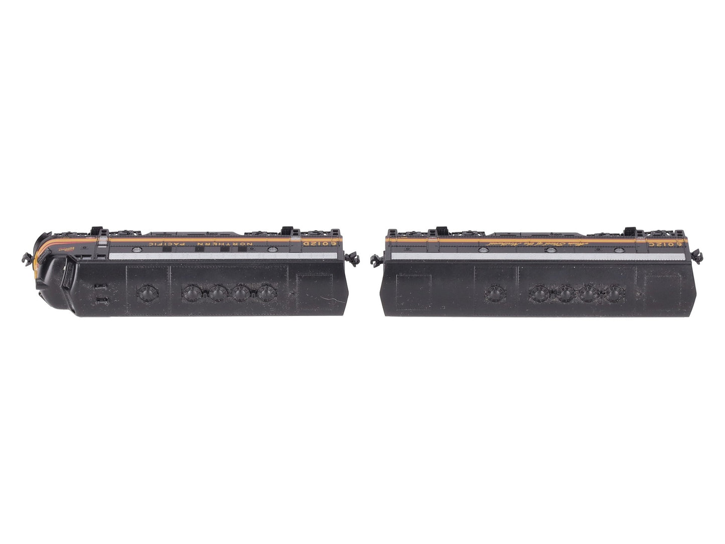 Kato 106-0423 N NP EMD F7 A/B Diesel Locomotive #6012D, 6012C (Set of 2) LN/Box