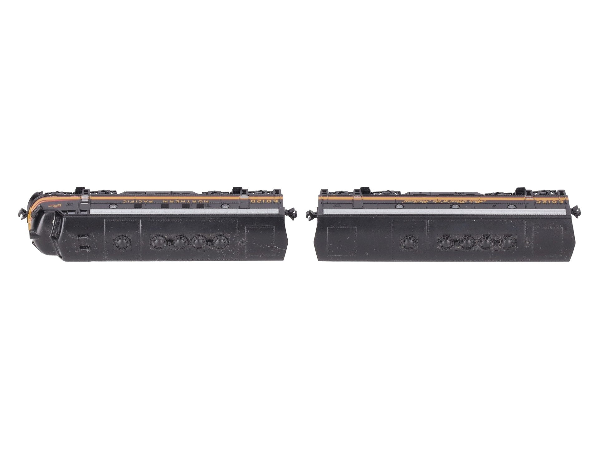 Kato 106-0423 N NP EMD F7 A/B Diesel Locomotive #6012D, 6012C (Set of 2) LN/Box