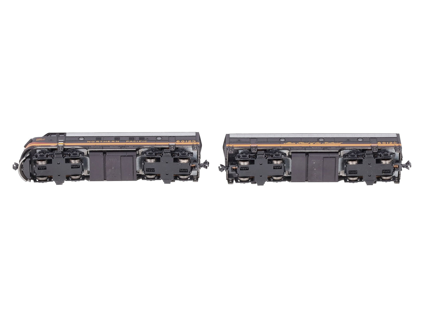 Kato 106-0423 N NP EMD F7 A/B Diesel Locomotive #6012D, 6012C (Set of 2) LN/Box