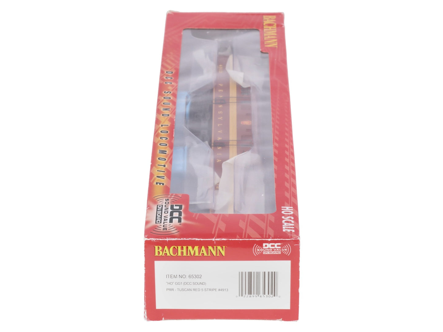 Bachmann 65302 HO Pennsylvania GG-1 Electric Locomotive #4913 w/DCC Sound EX/Box