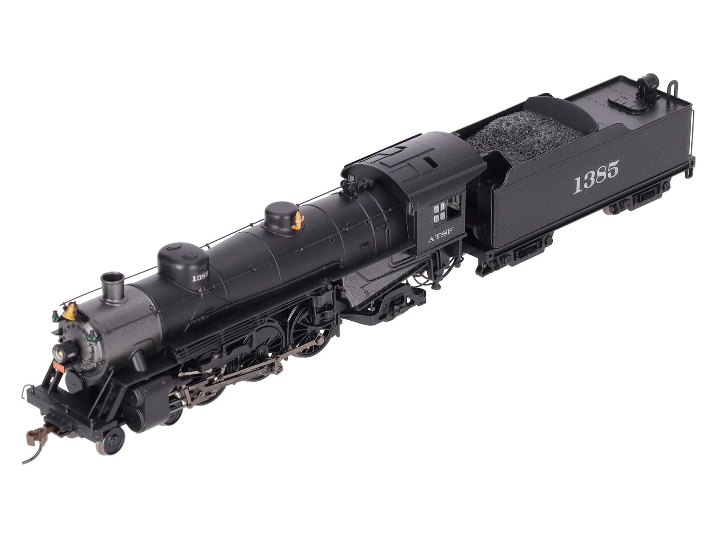 Bachmann 52803 HO Santa Fe 4-6-2 Pacific Locomotive & Tender #1385 EX/Box