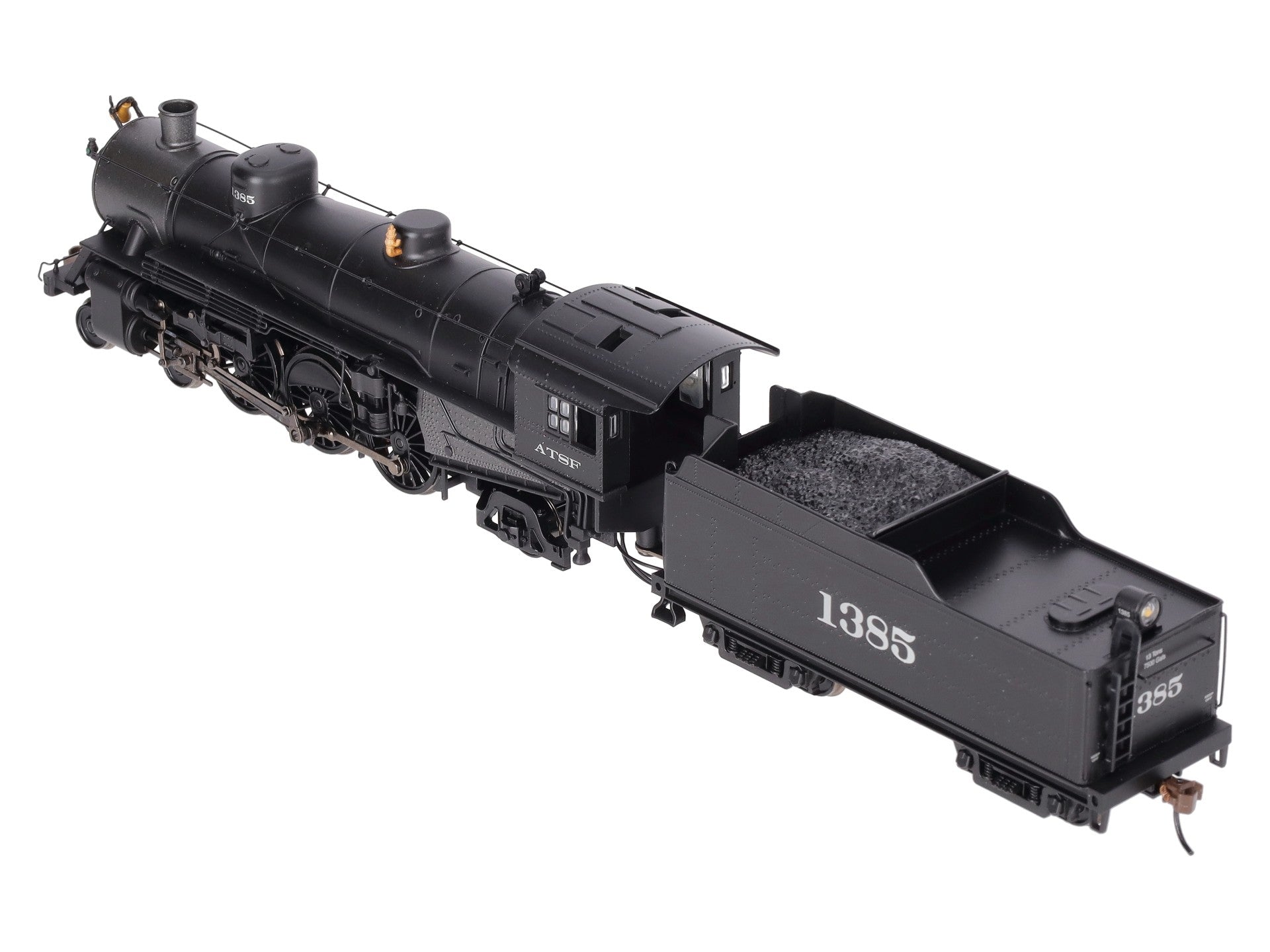 Bachmann 52803 HO Santa Fe 4-6-2 Pacific Locomotive & Tender #1385 EX/Box