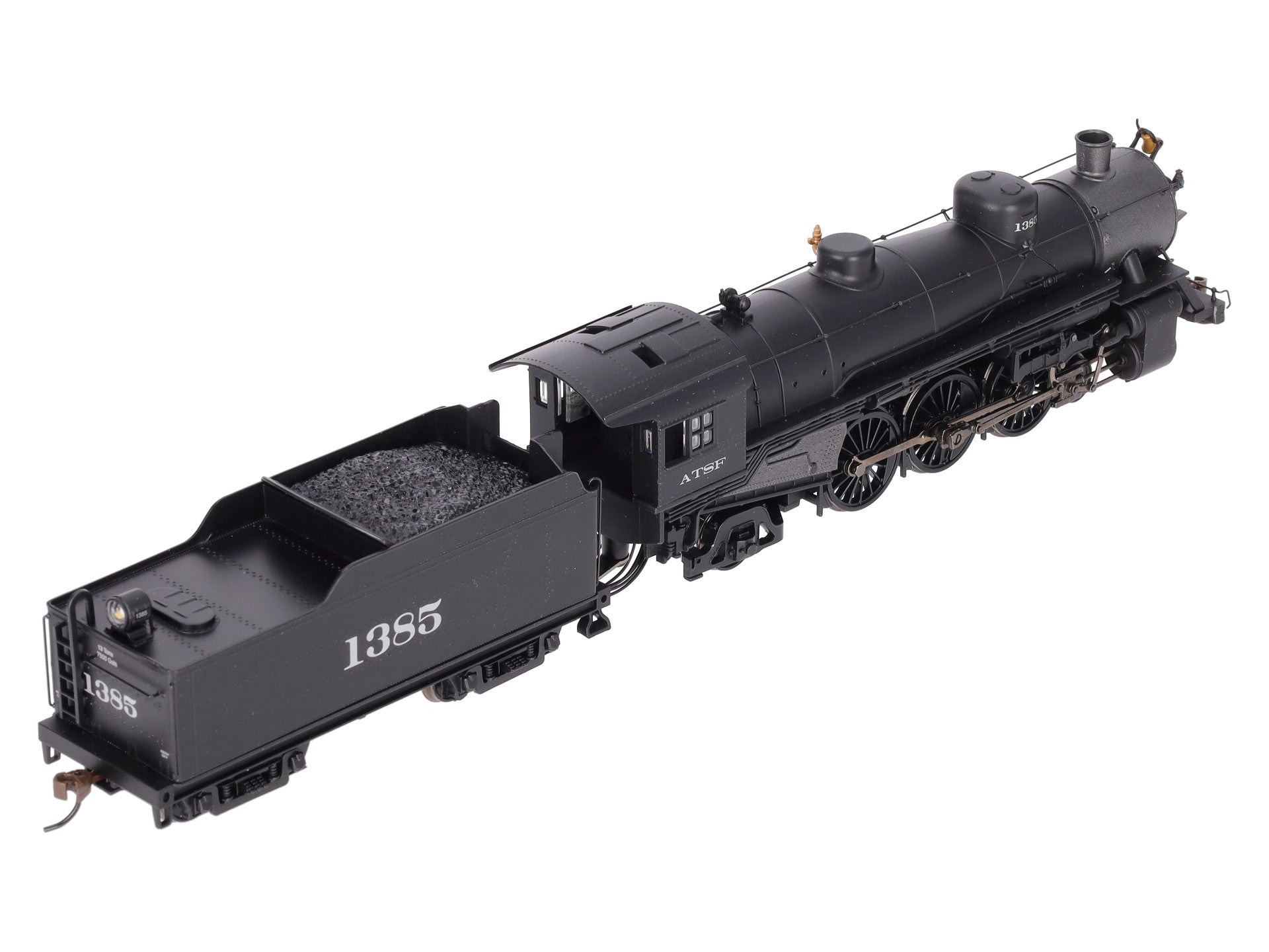 Bachmann 52803 HO Santa Fe 4-6-2 Pacific Locomotive & Tender #1385 EX/Box