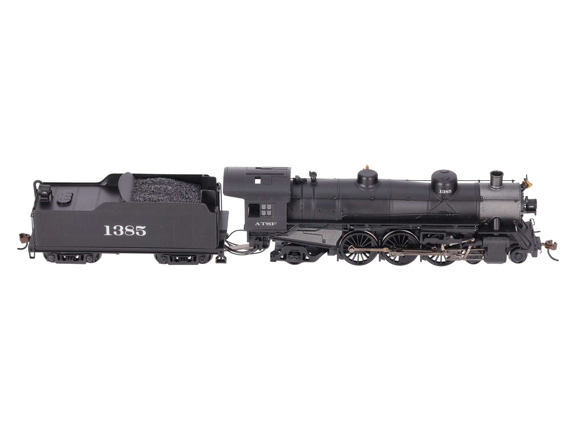 Bachmann 52803 HO Santa Fe 4-6-2 Pacific Locomotive & Tender #1385 EX/Box