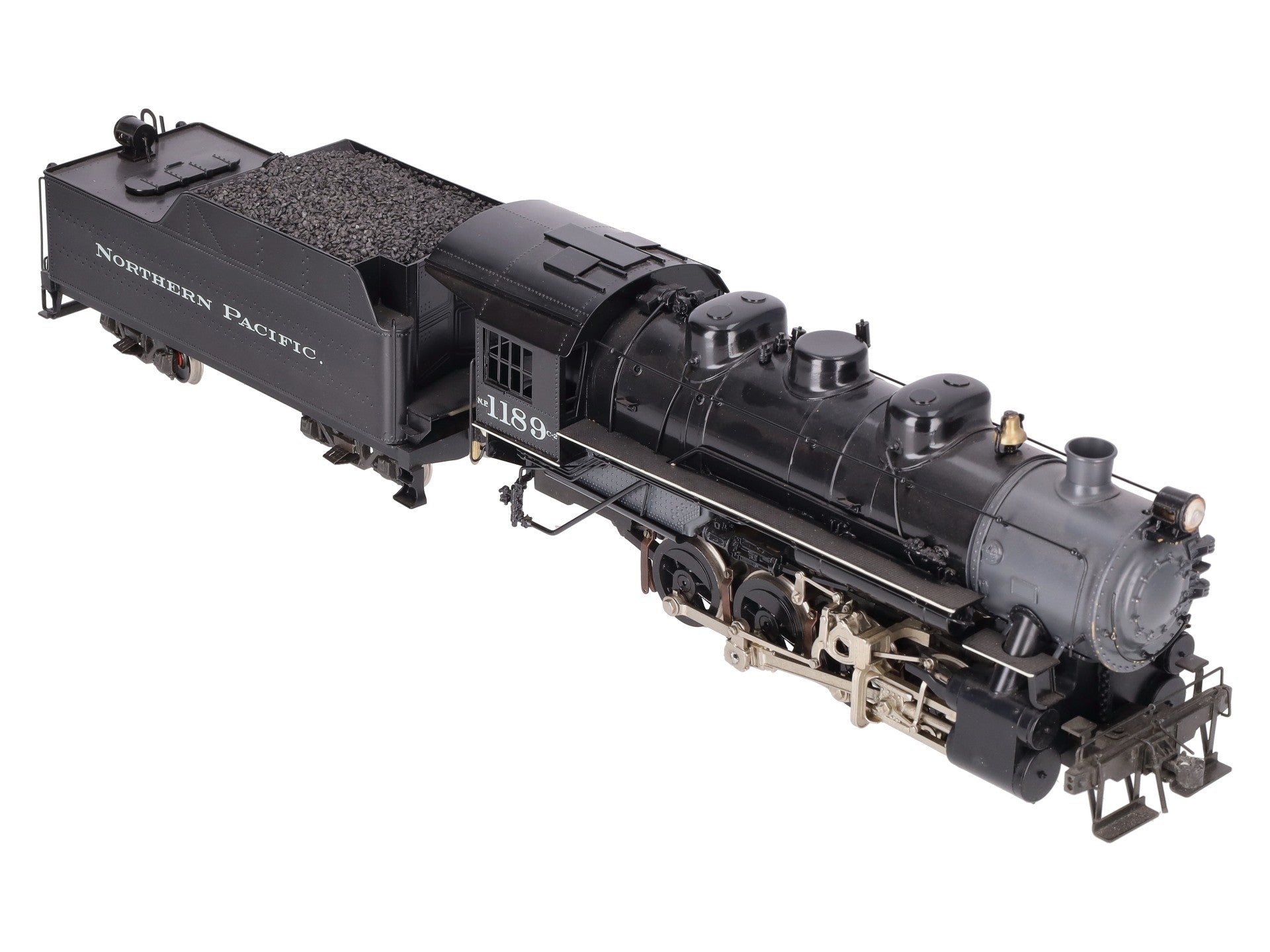 KTM US Hobbies O Brass Northern Pacific 0-8-0 Steam Locomotive #1189 - Painted EX/Box